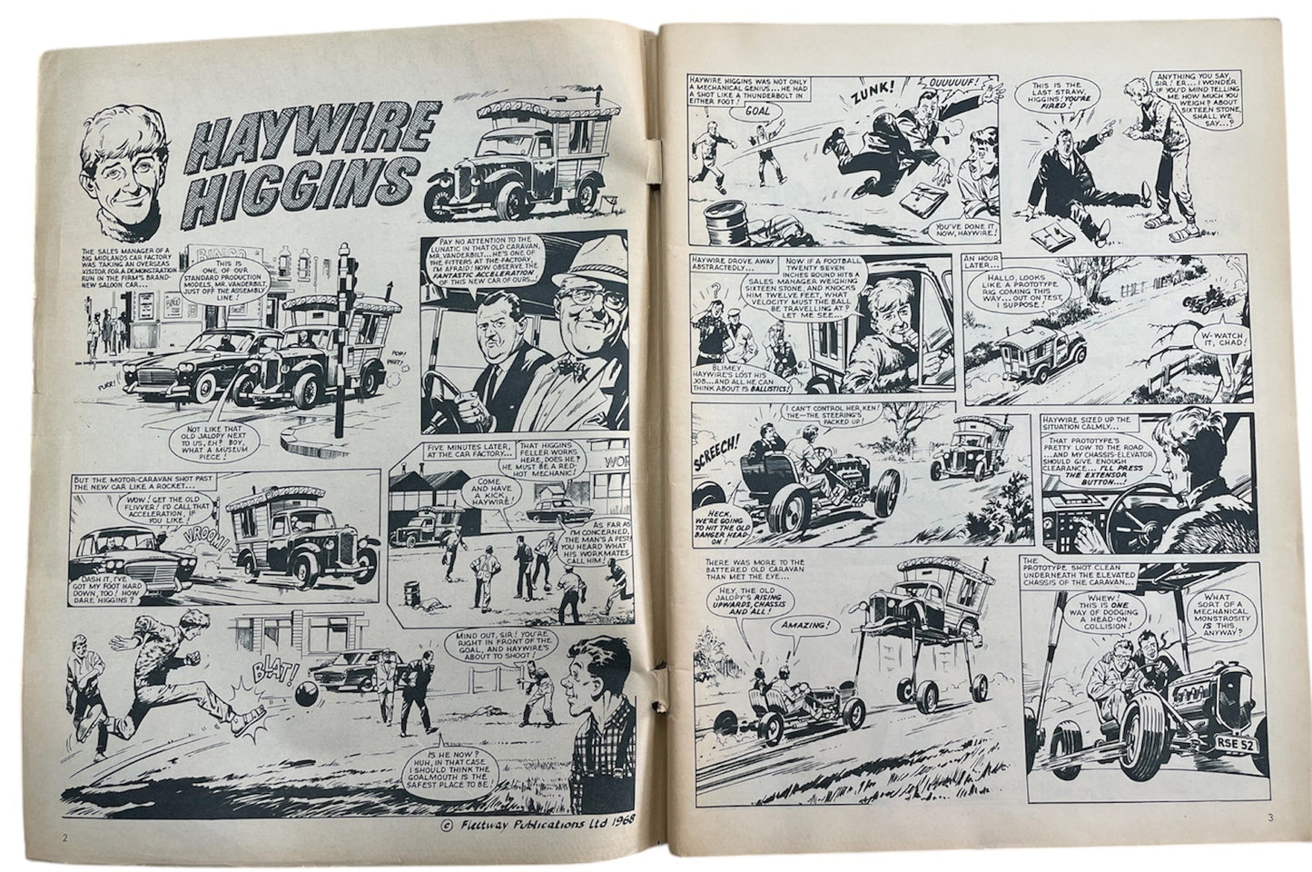 Vintage 1968 Lion And Valiant Special Extra Comic Anthology - Very Good Condition.