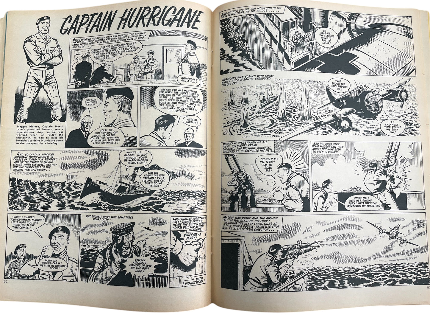 Vintage 1968 Lion And Valiant Special Extra Comic Anthology - Very Good Condition.