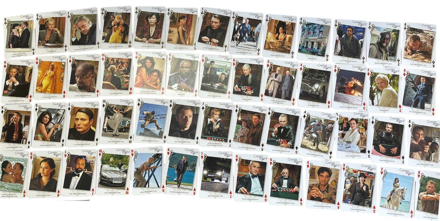 Vintage Cartamundi 2006 James Bond 007 Casino Royale Deck Of Playing Cards - In The Original Box - Former Shop Counter Display Set