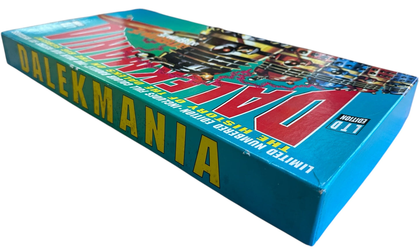 Vintage 1995 Limited Edition Doctor Dr Who Dalekmania VHS Video Box Set With Colour Booklet - 2 X Dalek Movie Posters - Six Postcards - Former Shop Counter Display Set - Ultra Rare