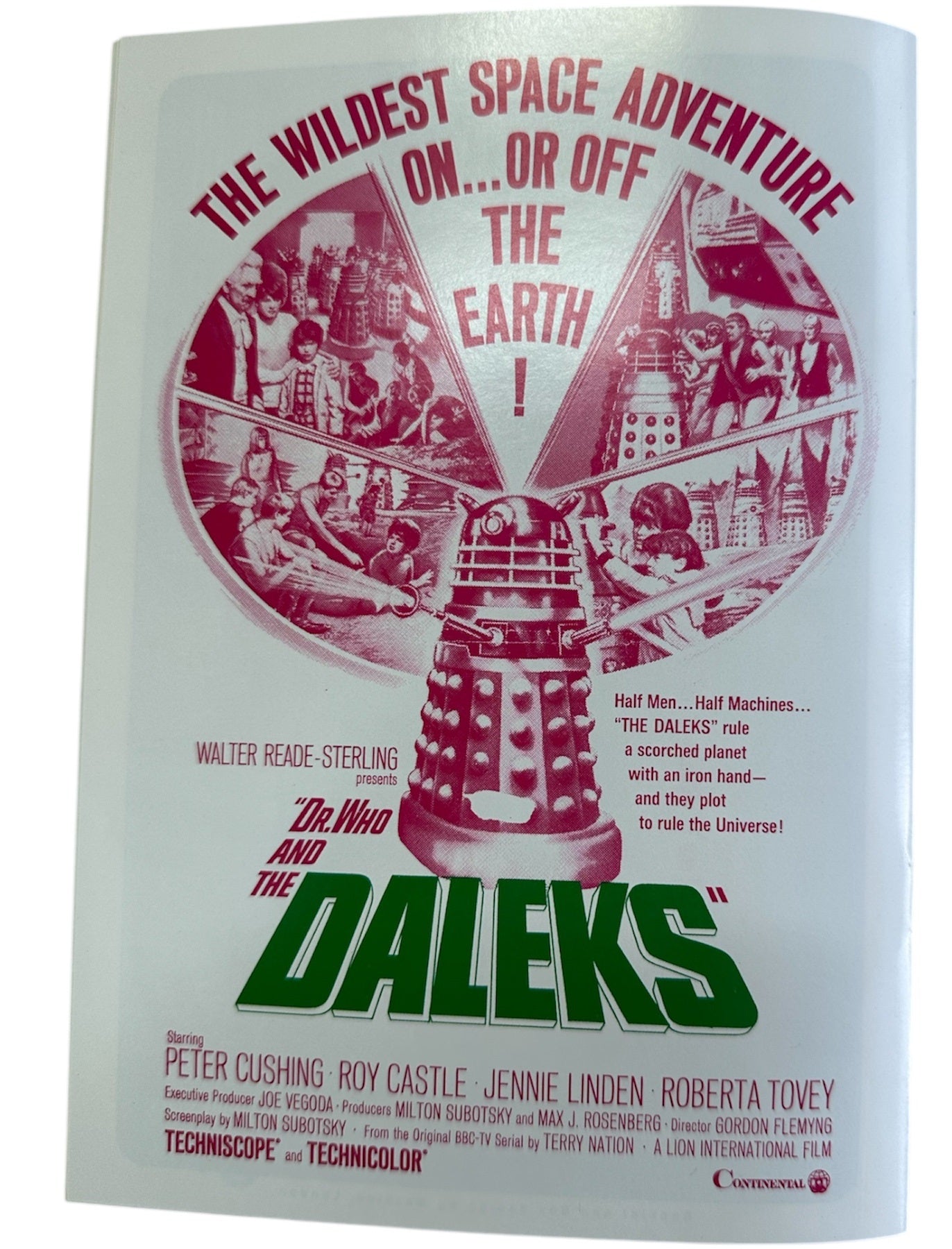 Vintage 1995 Limited Edition Doctor Dr Who Dalekmania VHS Video Box Set With Colour Booklet - 2 X Dalek Movie Posters - Six Postcards - Former Shop Counter Display Set - Ultra Rare