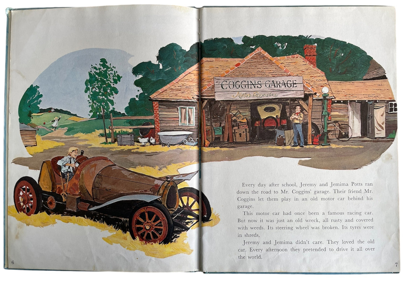 Vintage Collins 1968 Meet Chitty Chitty Bang Bang Large Hardback Book - Very Good Condition