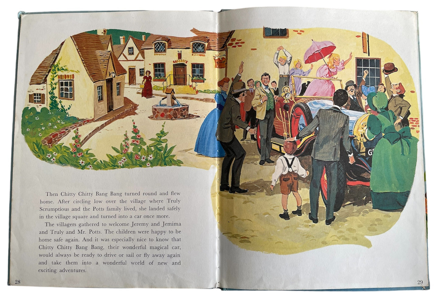 Vintage Collins 1968 Meet Chitty Chitty Bang Bang Large Hardback Book - Very Good Condition