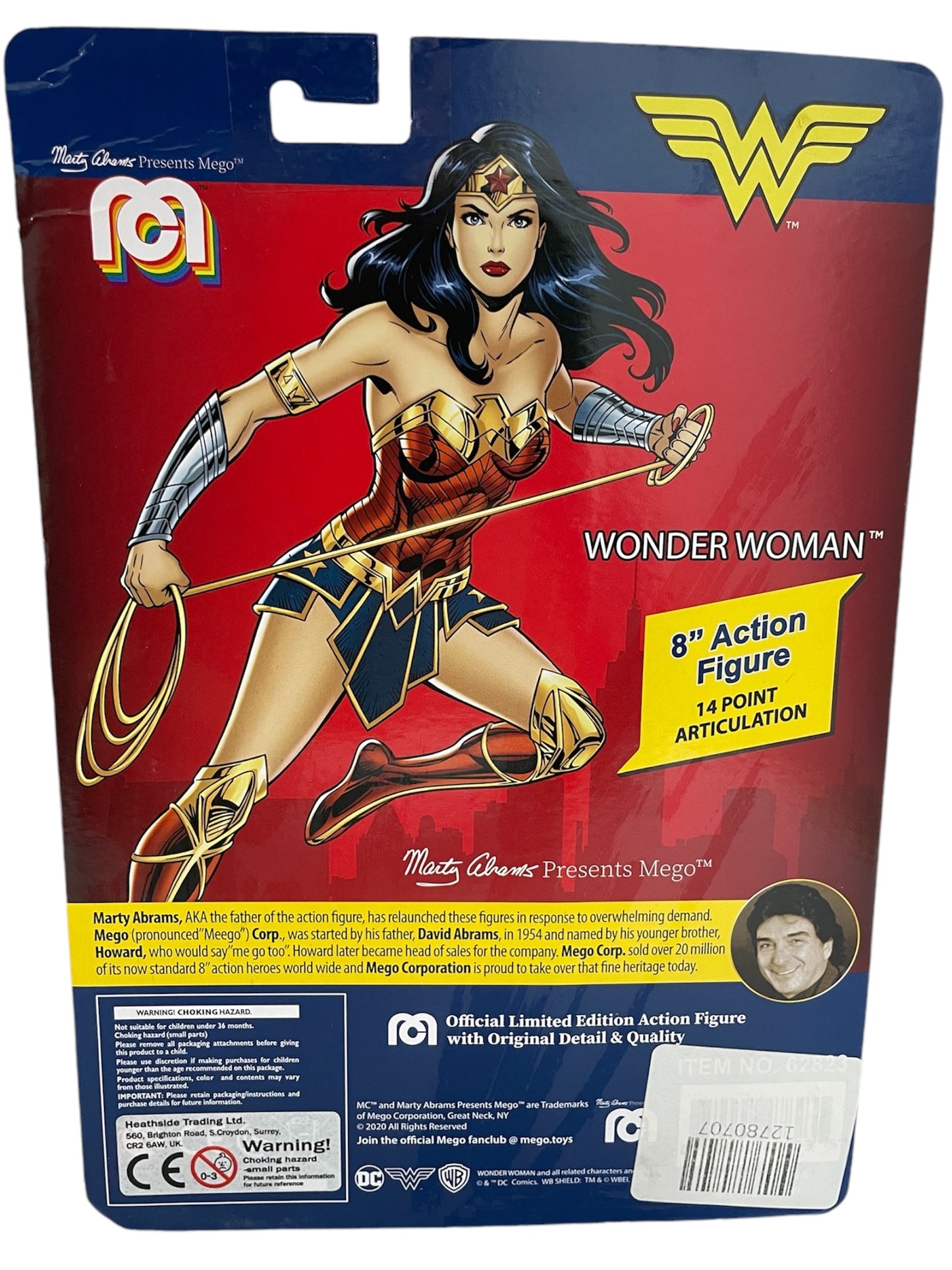 Marty Abrams Presents Mego Corporation Wonder Women 8 Inch Fully Articulated Action Figure - Brand New Factory Sealed