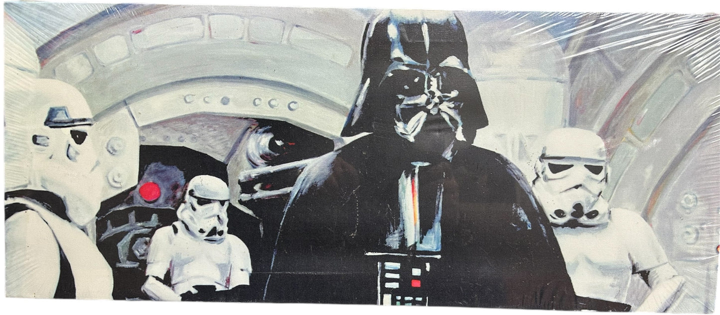 Star Wars The Original Trilogy Darth Vader Canvas Art Wall Mountable Print - The Sith Lord And His Stormtroopers - Brand New & Factory Sealed