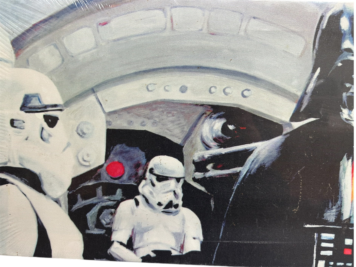 Star Wars The Original Trilogy Darth Vader Canvas Art Wall Mountable Print - The Sith Lord And His Stormtroopers - Brand New & Factory Sealed