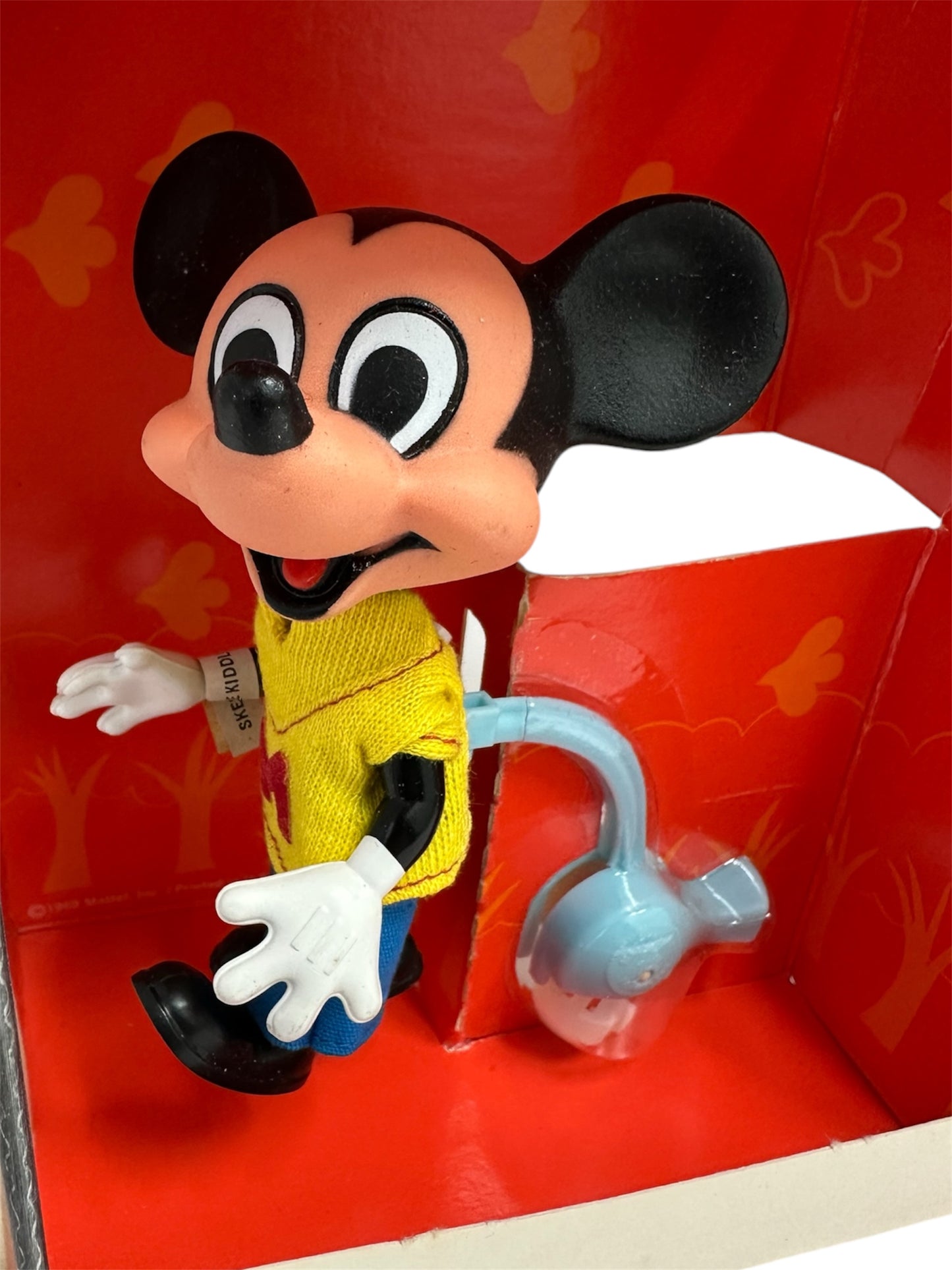 Vintage 1968 Walt Disneys Mickey Mouse Skediddler By Mattel Walking Moving Action Figure - Shop Stock Room Find