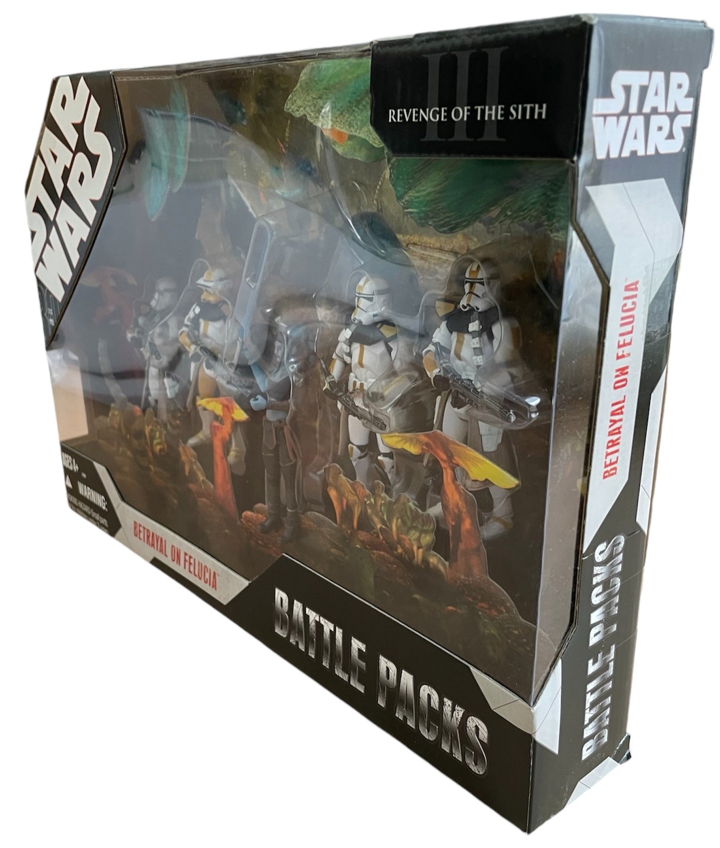 Vintage Star Wars 2007 The 30th Anniversary - Battle Packs - Betrayal On Felucia Action Figure 5 Pack - Clone Troopers, Aayla Secura, Clone Commander Bly - Brand New Factory Sealed Shop Stock Room Find