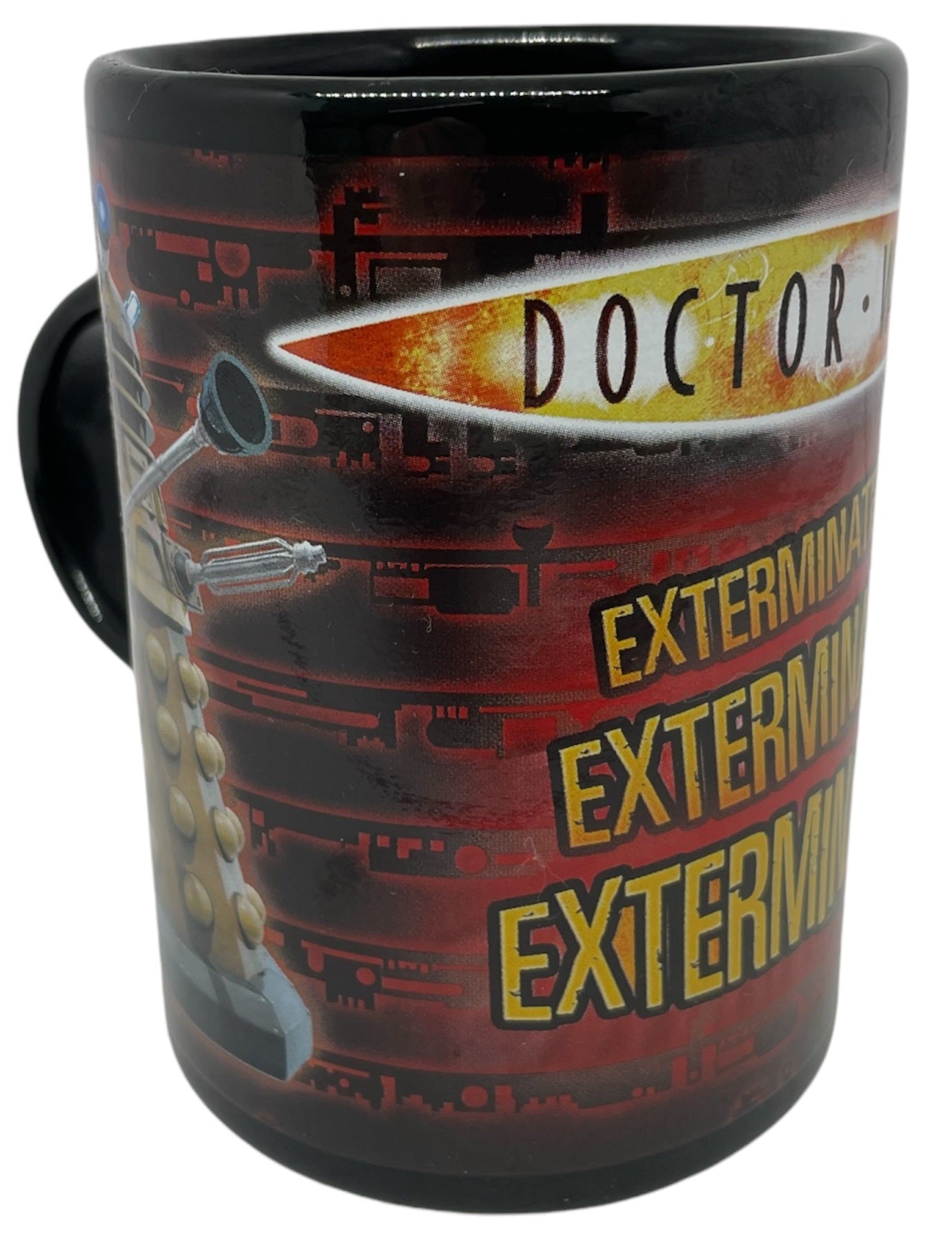 Vintage Character 2004 Doctor Dr Who Dalek Exterminate Electronic Talking Ceramic Mug - Shop Stock Room Find