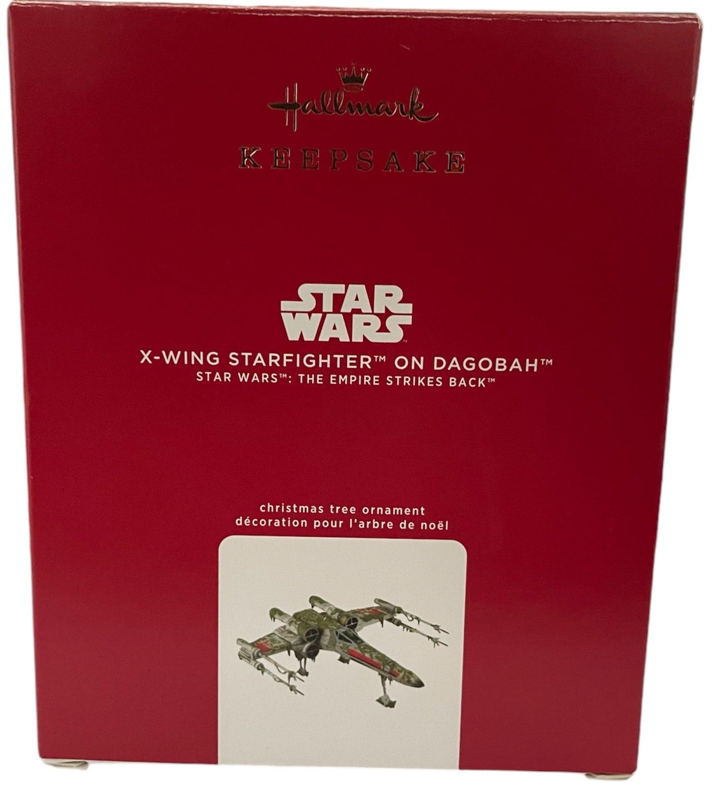 Star Wars The Empire Strikes Back - Hallmark 2020 Keepsake Christmas Tree Ornament Decoration - X-Wing Starfighter On Dagobah - Brand New Ex Shop Stock