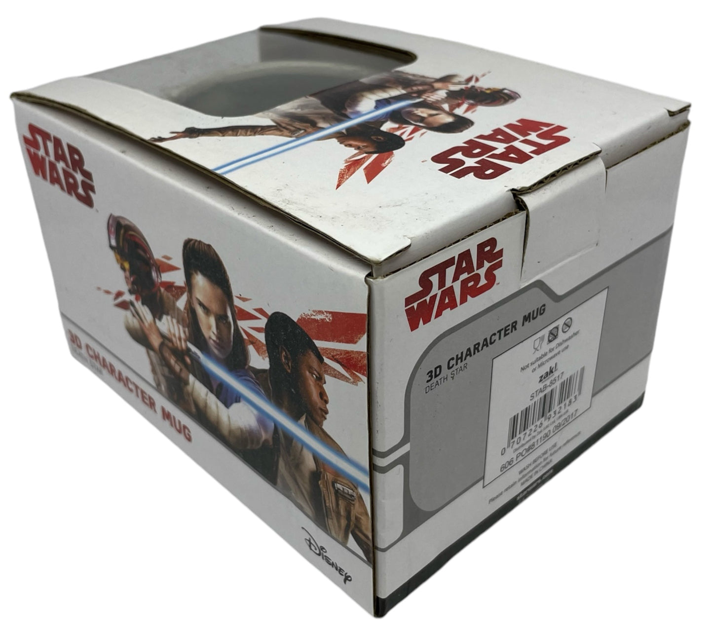 Vintage Zak 2017 Star Wars The Last Jedi The Death Star 3D Character Mug - Former Shop Stock