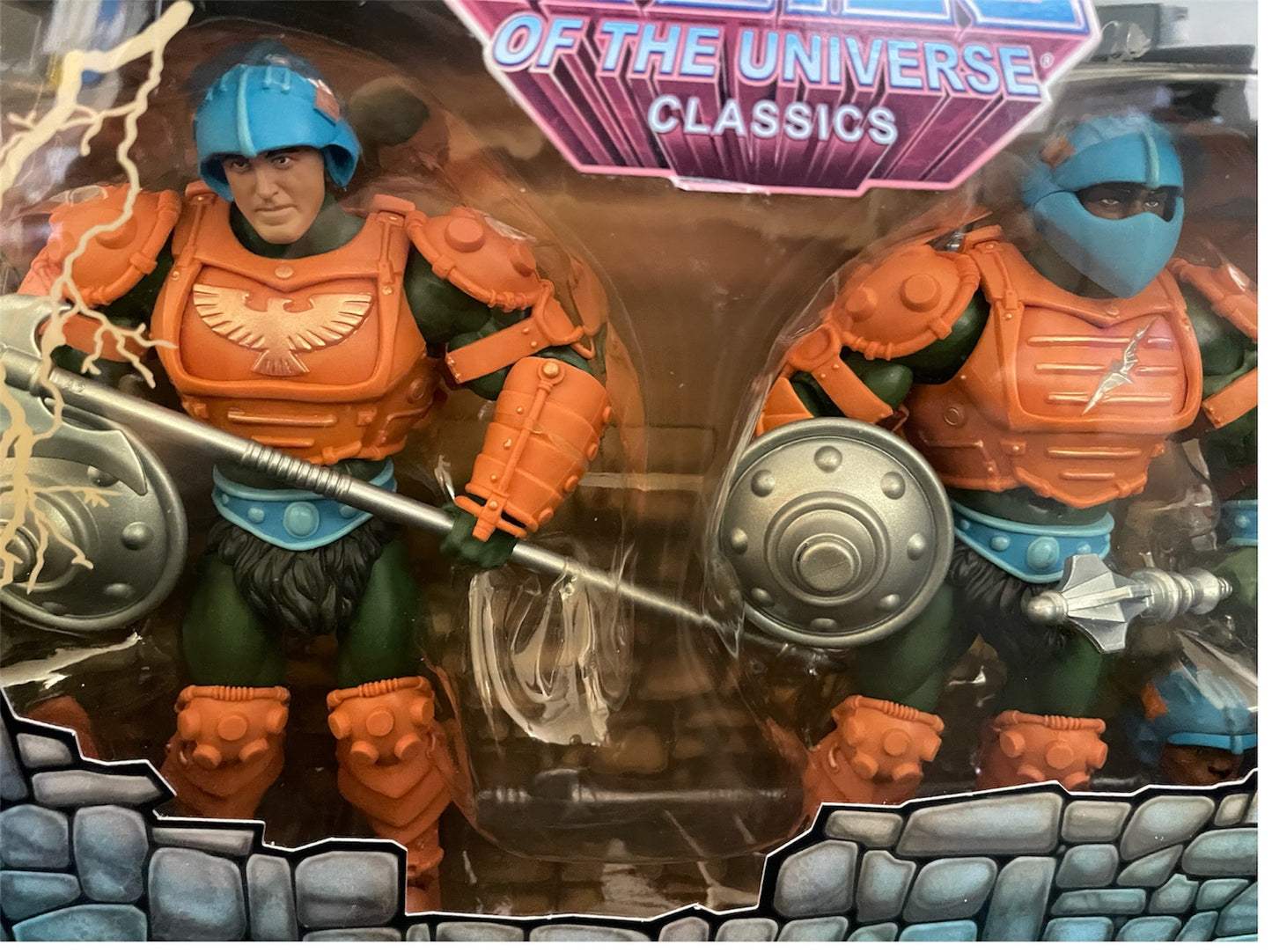 Vintage 2010 Mattel Masters Of The Universe Classics - Eternian Palace Guards - Heroic Guards 2 Pack Action Figure Set - Brand New Factory Sealed Shop Stock Room Find