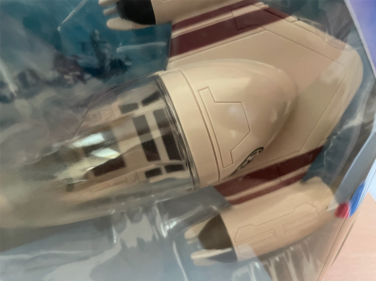 Vintage 2009 Star Wars The Clone Wars Freeco Speeder Vehicle With Obi-Wan Kenobi Action Figure - Brand New Factory Sealed Shop Stock Room Find