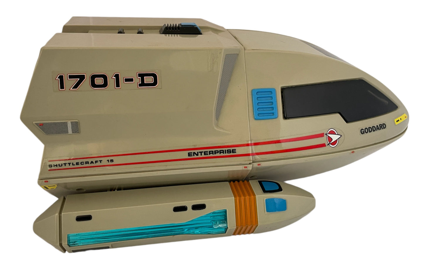 Vintage Playmates 1992 Star Trek The Next Generation Electronic Shuttlecraft Goddard 1701-D - Complete And In The Original Box - Former Shop Counter Display Model