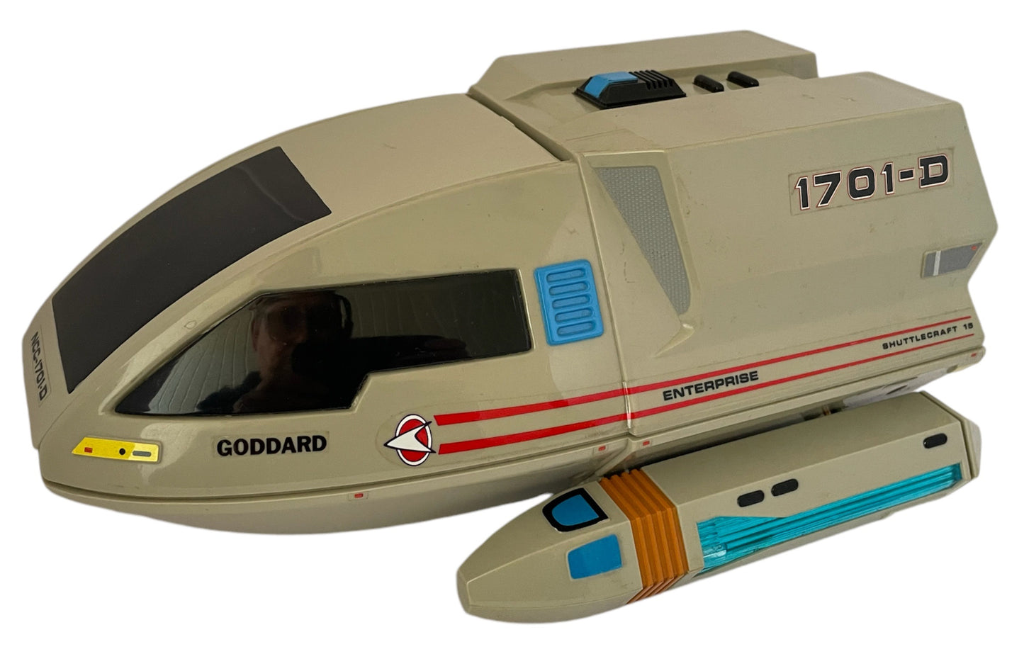 Vintage Playmates 1992 Star Trek The Next Generation Electronic Shuttlecraft Goddard 1701-D - Complete And In The Original Box - Former Shop Counter Display Model
