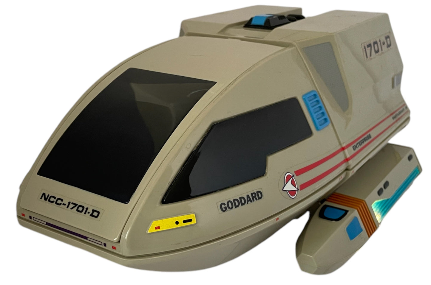 Vintage Playmates 1992 Star Trek The Next Generation Electronic Shuttlecraft Goddard 1701-D - Complete And In The Original Box - Former Shop Counter Display Model