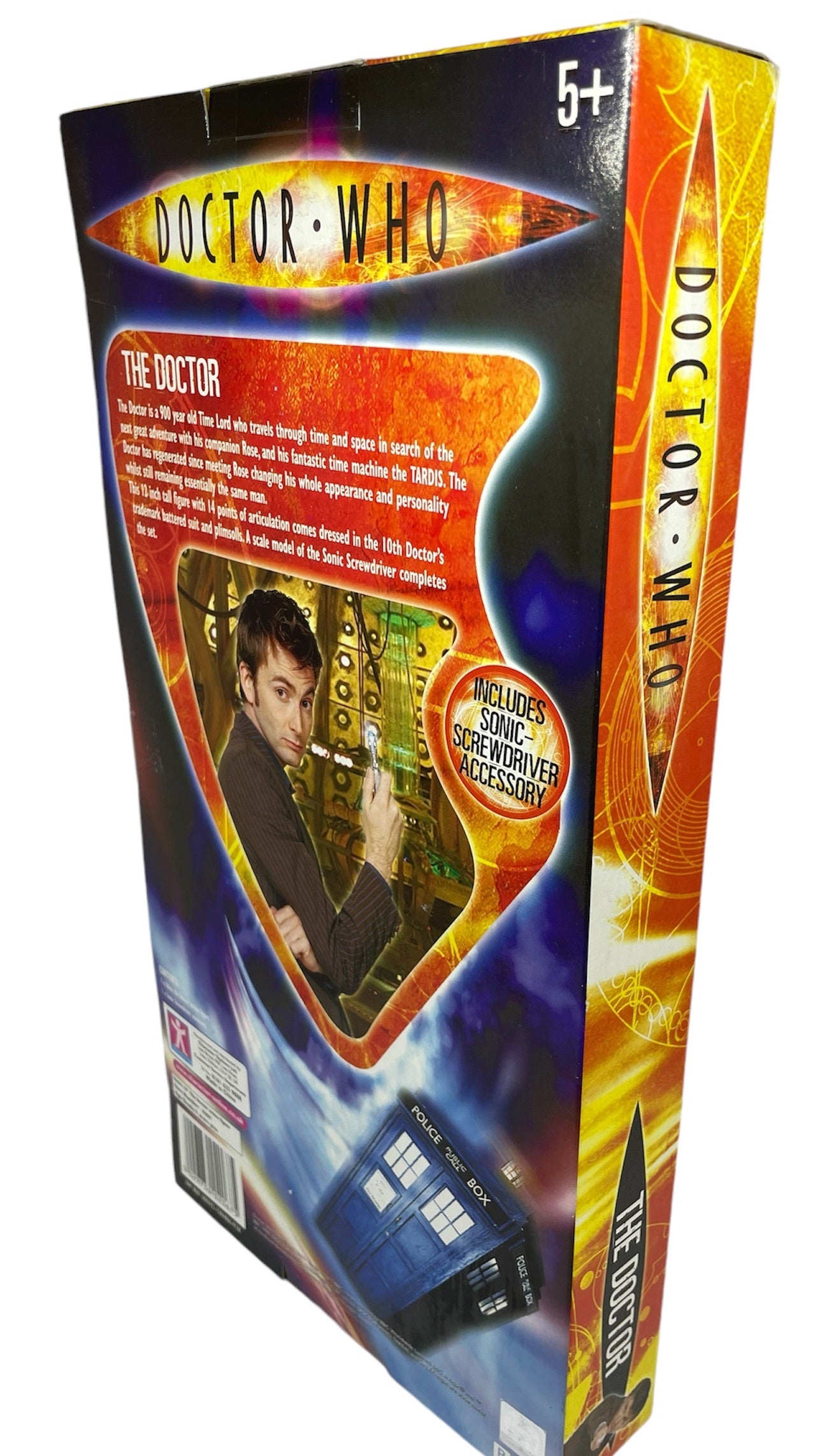 Vintage Characters 2006 Dr Who 12 Inch The 10th Doctor Highly Detailed Action Figure - Factory Sealed Shop Stock Room Find