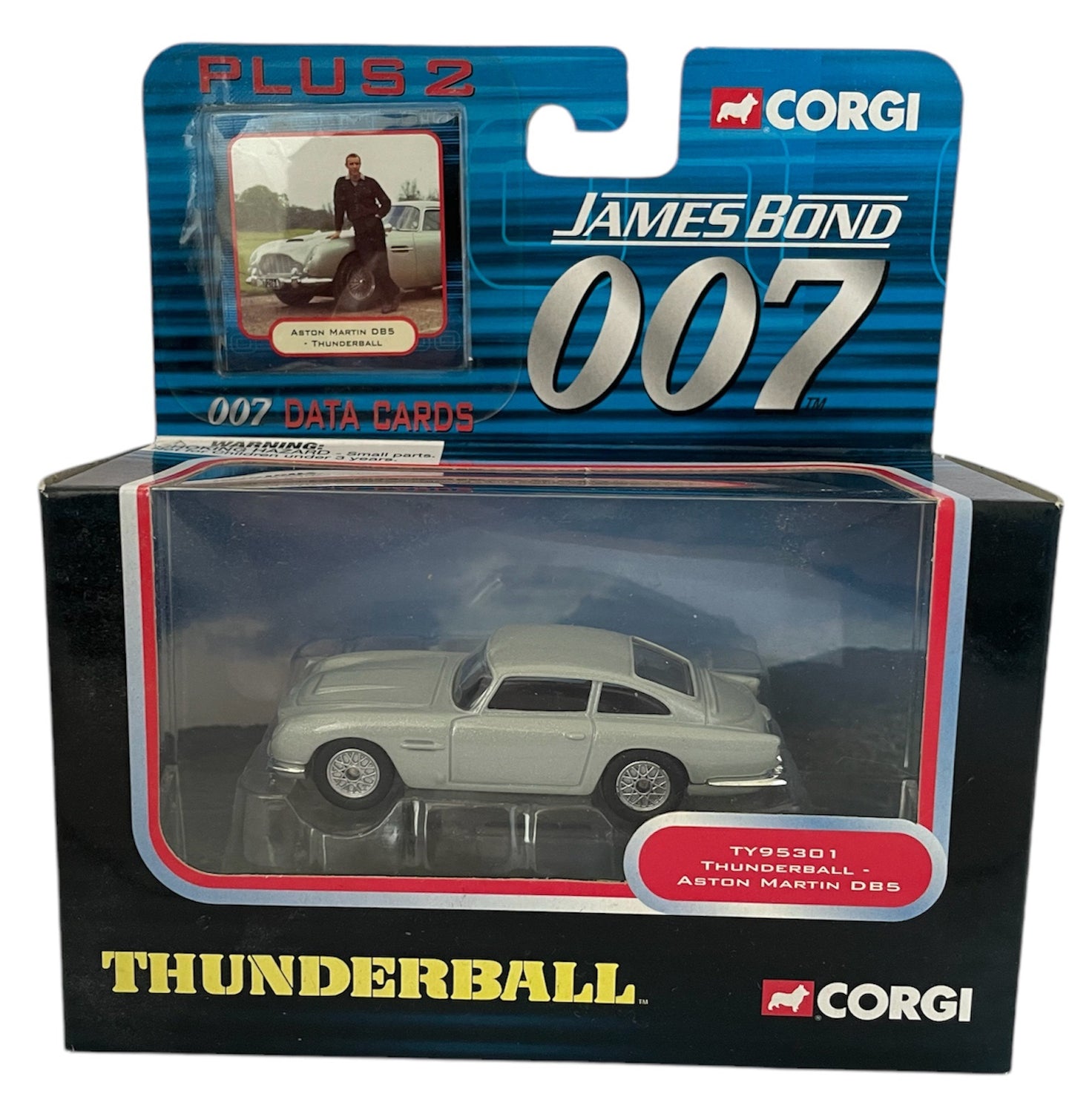 Vintage Corgi 2003 James Bond 007 Thunderball - Aston Marton DB5 1:43 Scale Die-Cast Car Model Vehicle Replica Number TY95301 - Brand New Shop Stock Room Find
