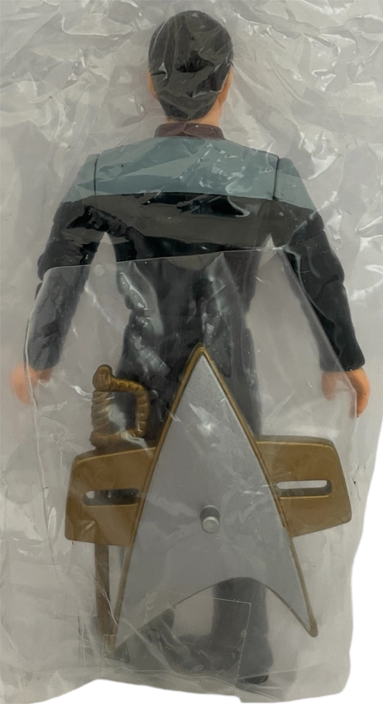 Vintage Playmates 1998 Star Trek New Frontier Wizard ToyFare Exclusive Communicator Collectors Edition - Captain Calhoun Action Figure - Mint In Box