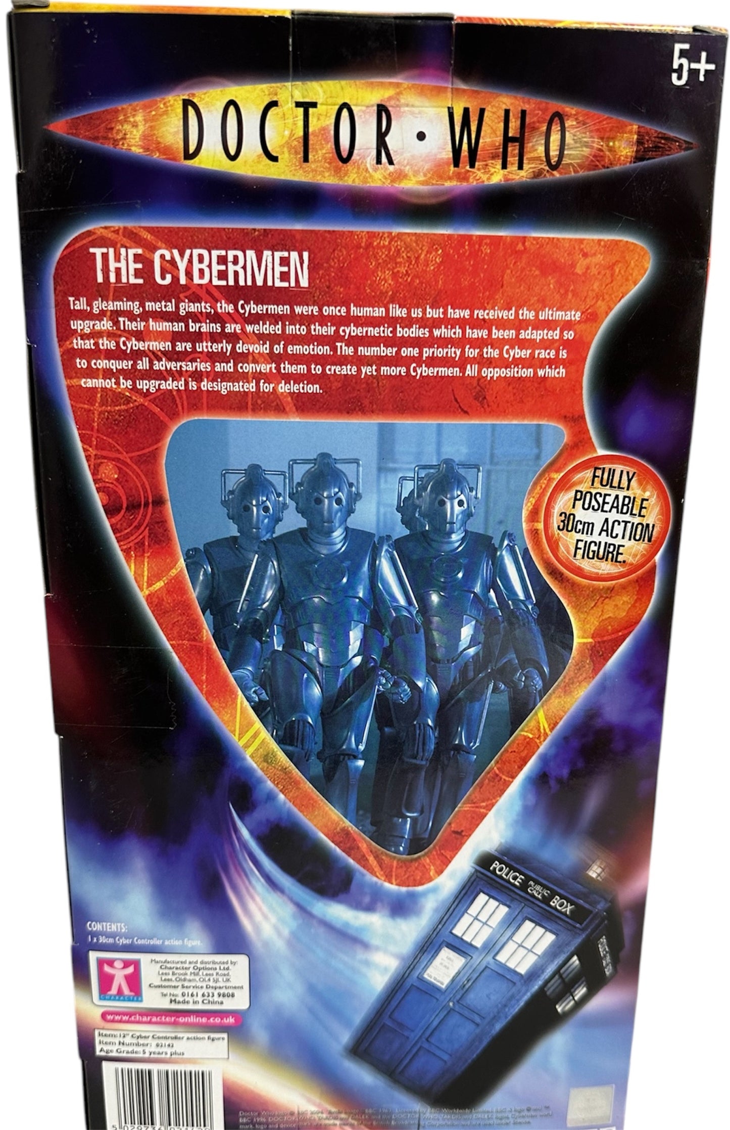 Vintage 2006 Doctor Dr Who 12 Inch Cyber Controller Highly Detailed Action Figure - Brand New Factory Sealed Shop Stock Room Find