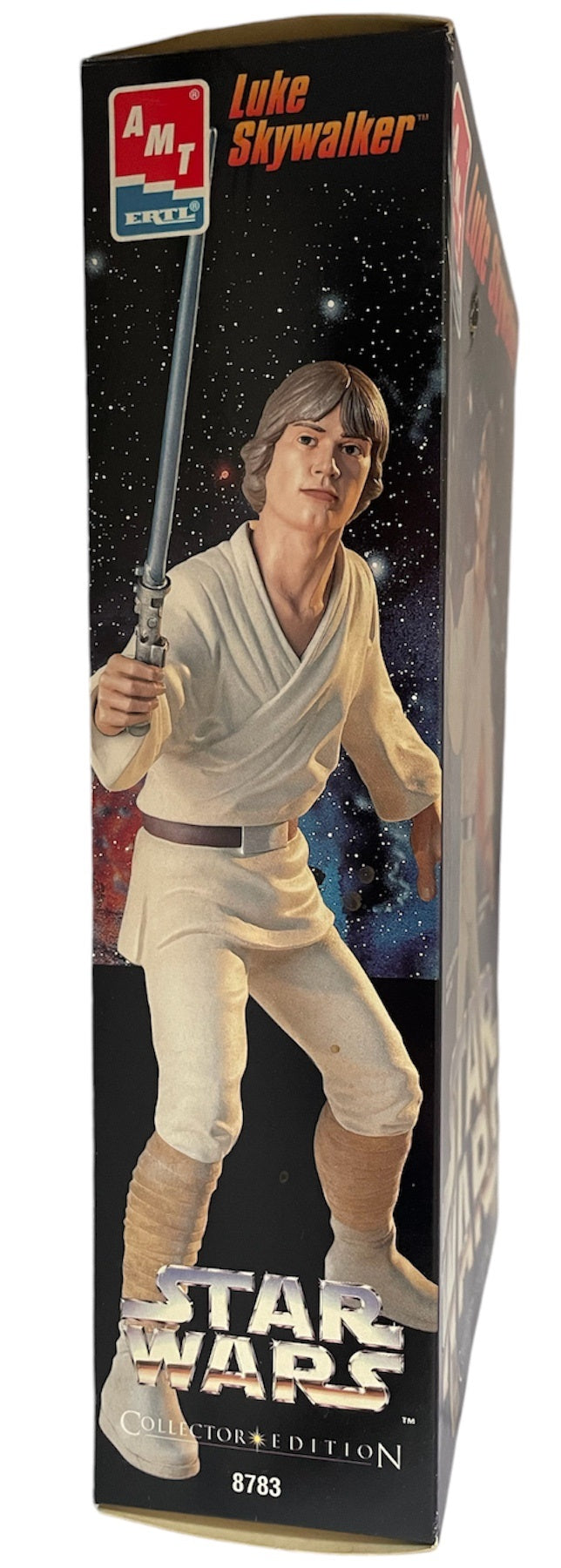 Vintage 1995 Ultra Rare Star Wars Collector Edition Luke Skywalker Highly Detailed Vinyl Model Kit - Fully Built Former Display Model Complete With Original Box.
