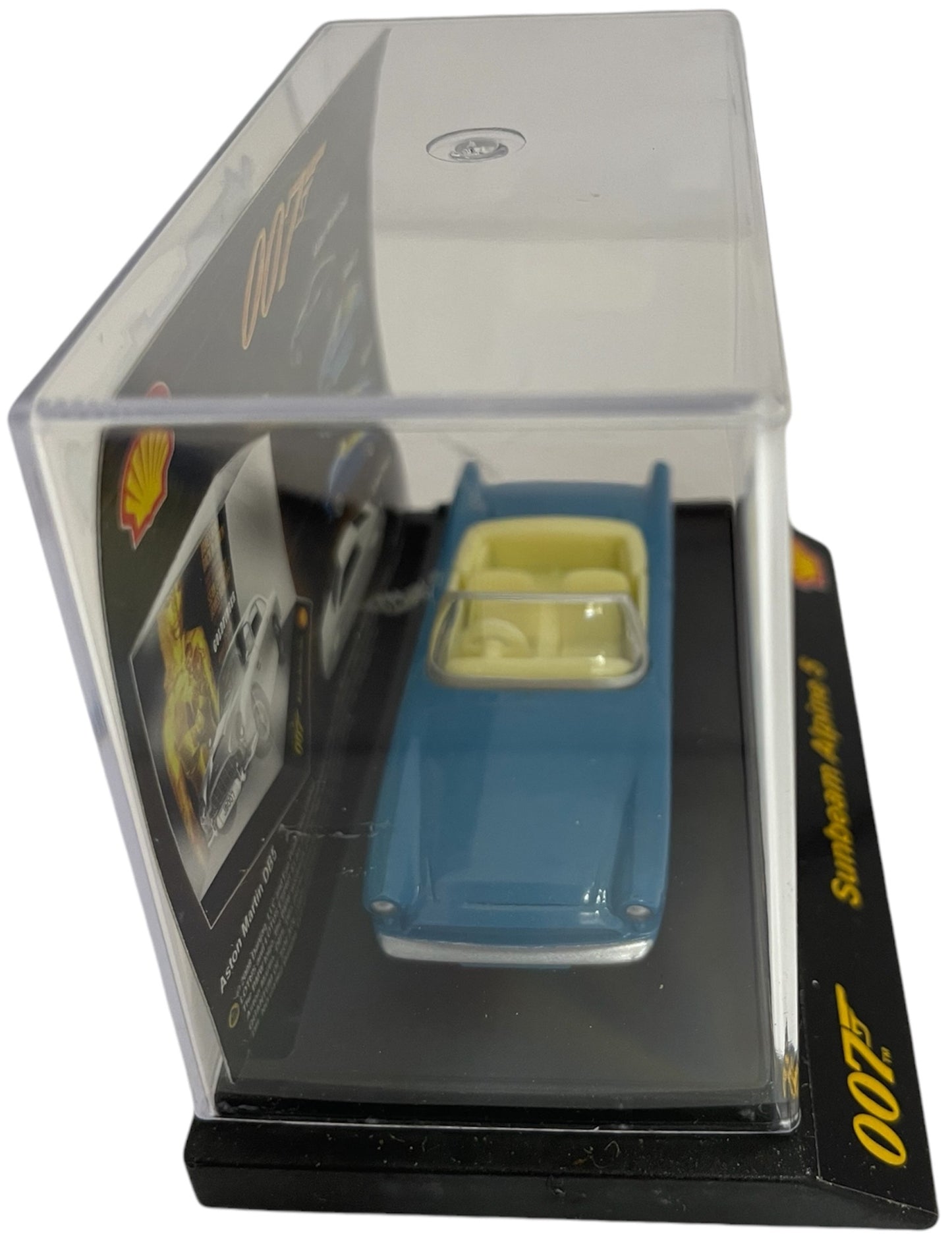 Vintage 2008 Shell James Bond 007 - Dr No - Sunbeam Alpine 5 1:64 Scale Die-Cast Model Vehicle With Movie Card Backlot - Factory Sealed Shop Stock Room Find