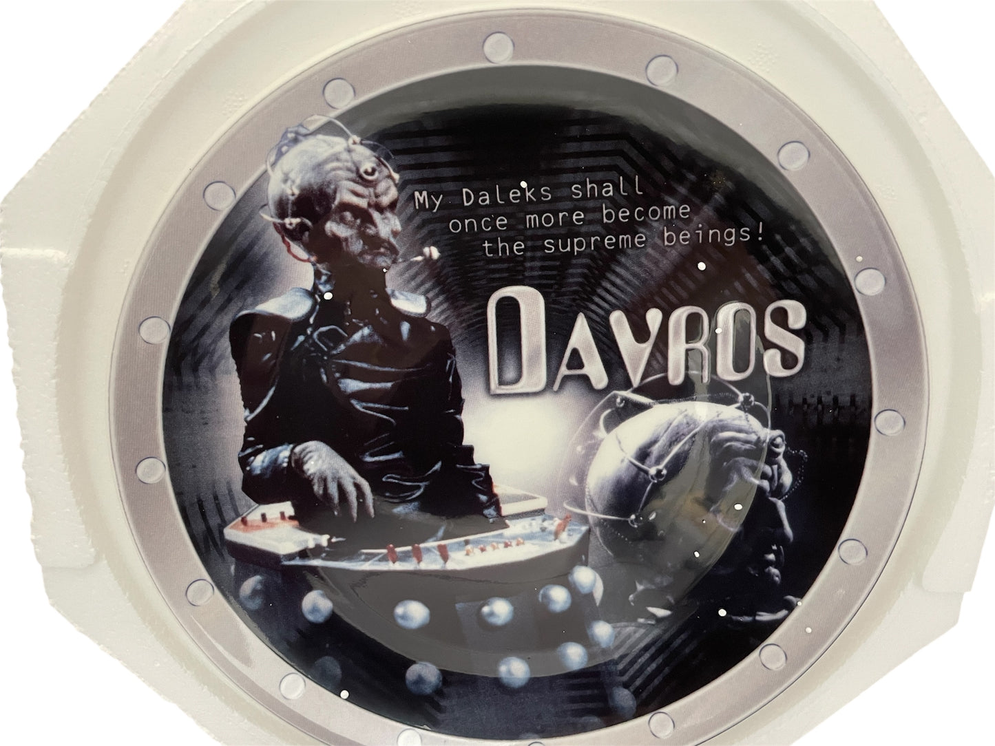 Vintage 1996 Doctor Dr Who - Davros - My Daleks Shall Once More Become The Supreme Beings - Limited Edition Collectors Plate. - Shop Stock Room Find