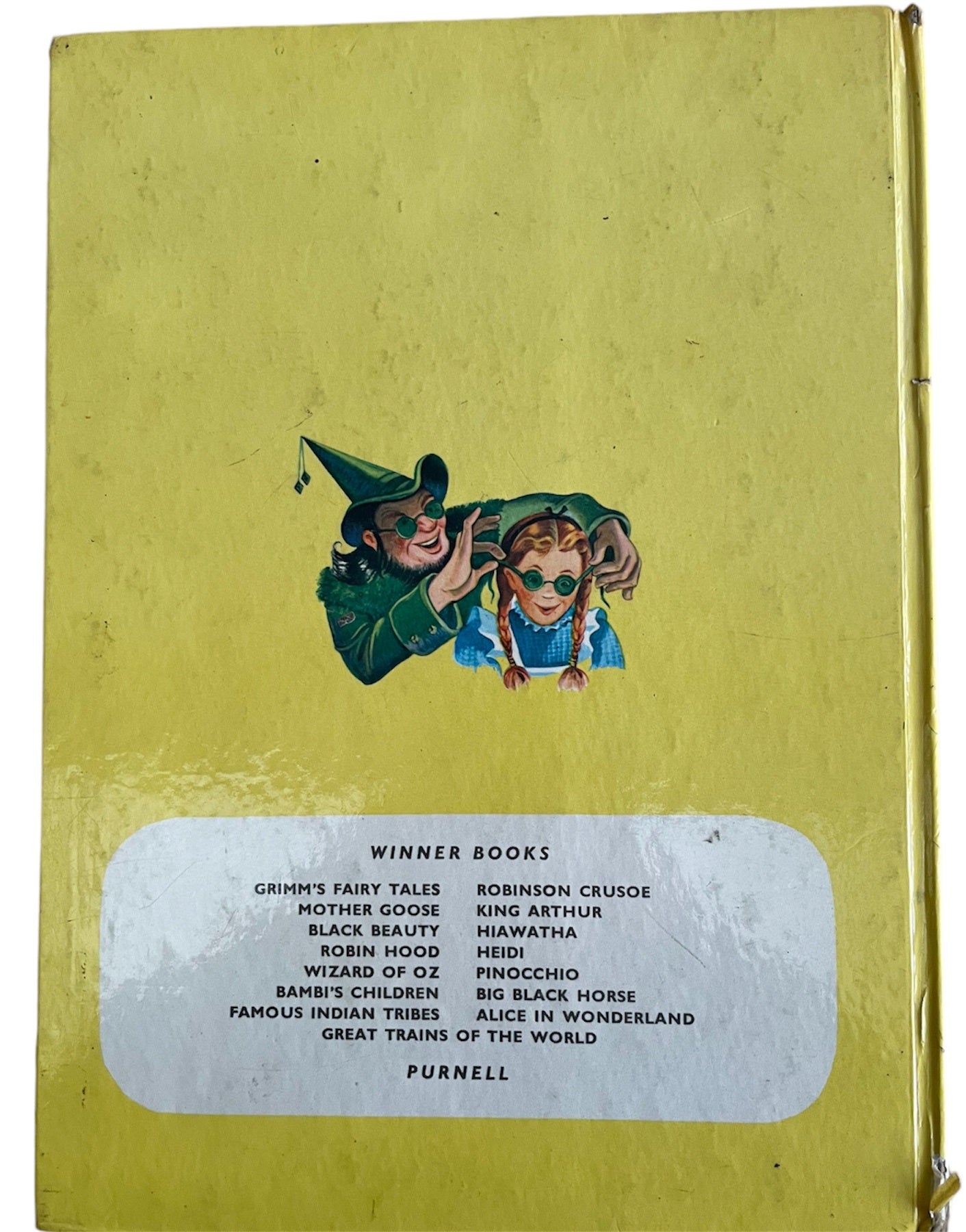 Vintage Purnell 1964 The Wizard Of Oz Large Illustrated Hardback Book For Ages 5 To 9 Years - Very Good Condition