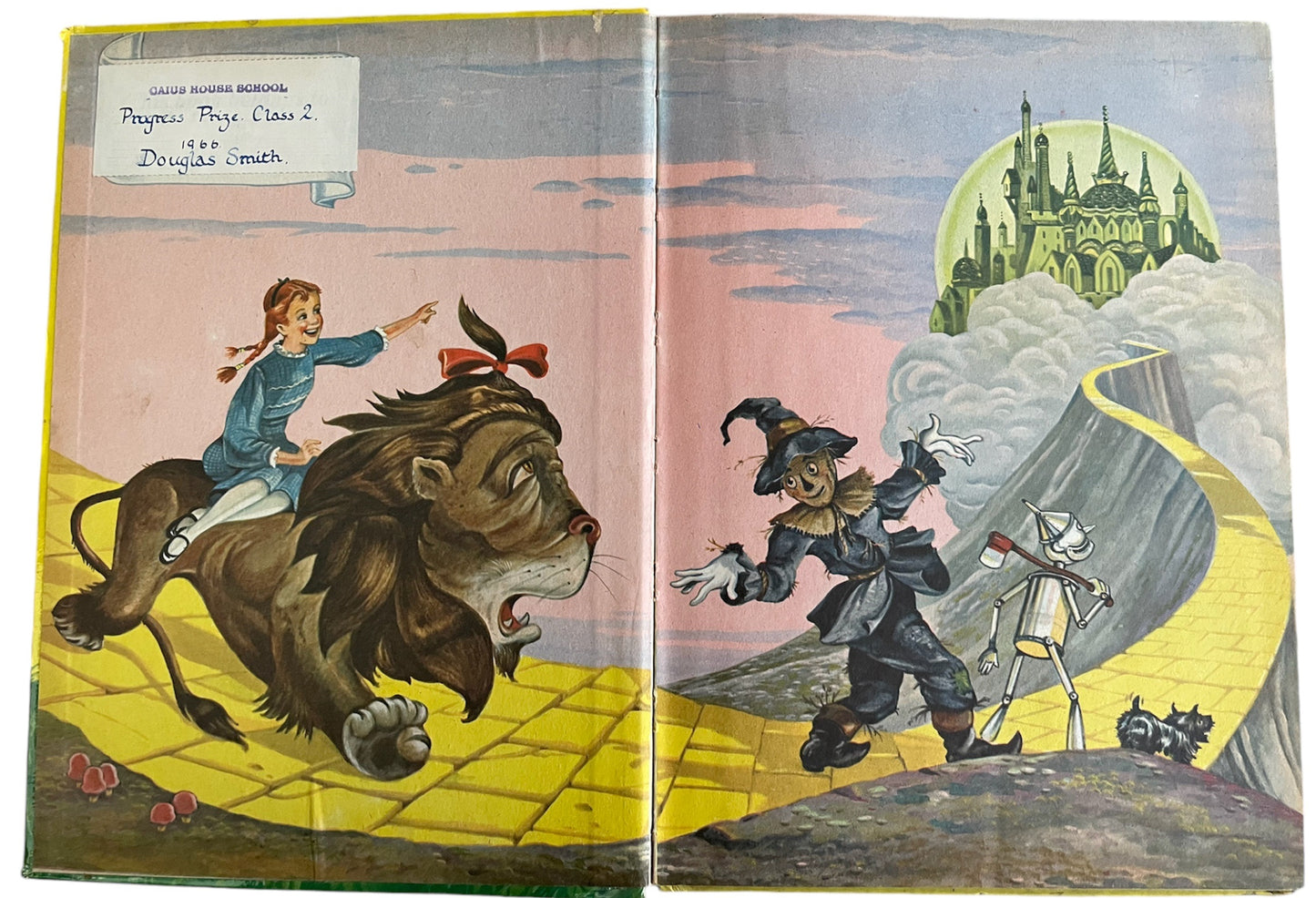 Vintage Purnell 1964 The Wizard Of Oz Large Illustrated Hardback Book For Ages 5 To 9 Years - Very Good Condition