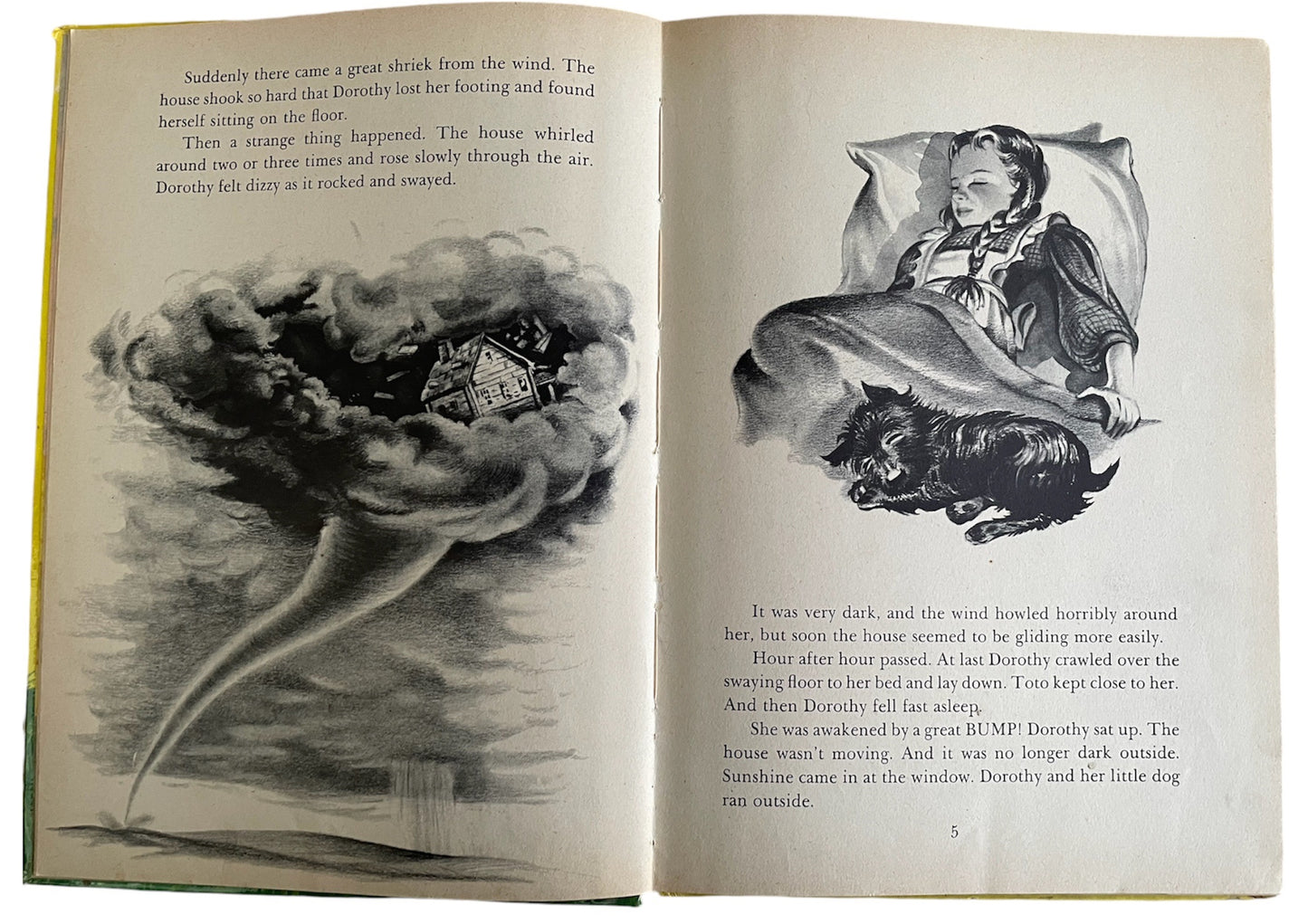 Vintage Purnell 1964 The Wizard Of Oz Large Illustrated Hardback Book For Ages 5 To 9 Years - Very Good Condition