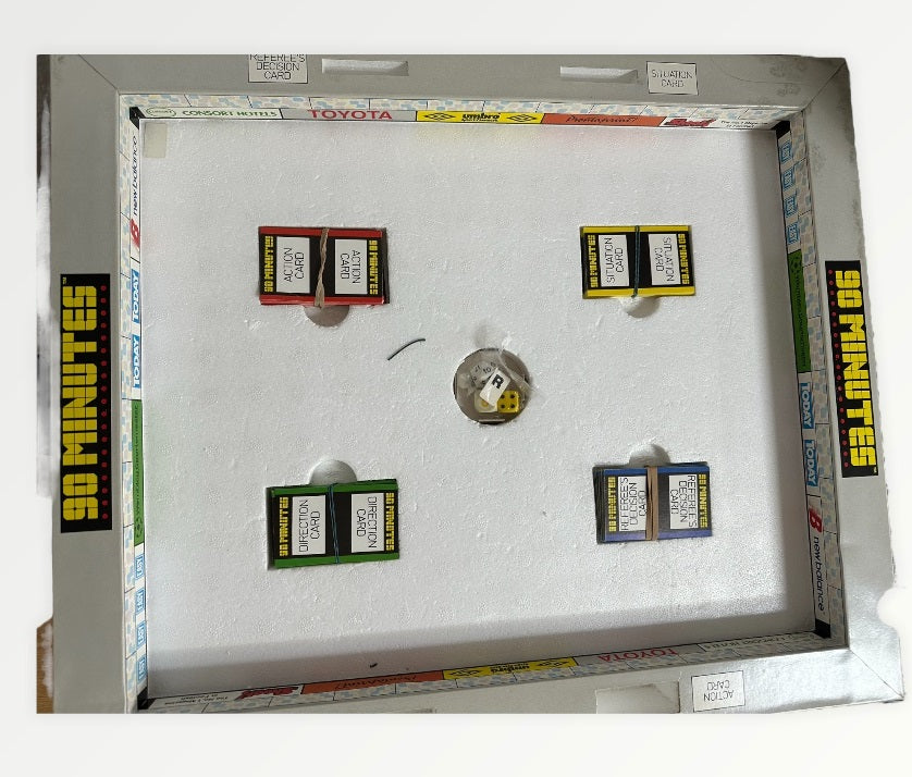 Sporting Connections 1986 - Bryan Robsons 90 Minutes Soccer Board Game - All The Thrills Of Real Soccer Packed Into A Board Game - Fantastic Condition 100% Complete In The Original Box