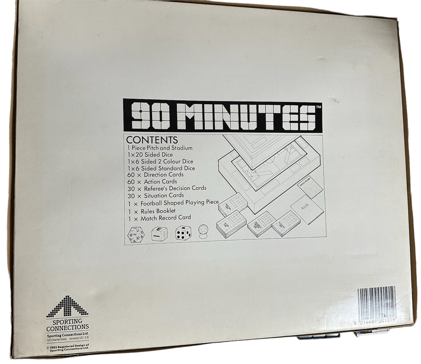 Sporting Connections 1986 - Bryan Robsons 90 Minutes Soccer Board Game - All The Thrills Of Real Soccer Packed Into A Board Game - Fantastic Condition 100% Complete In The Original Box