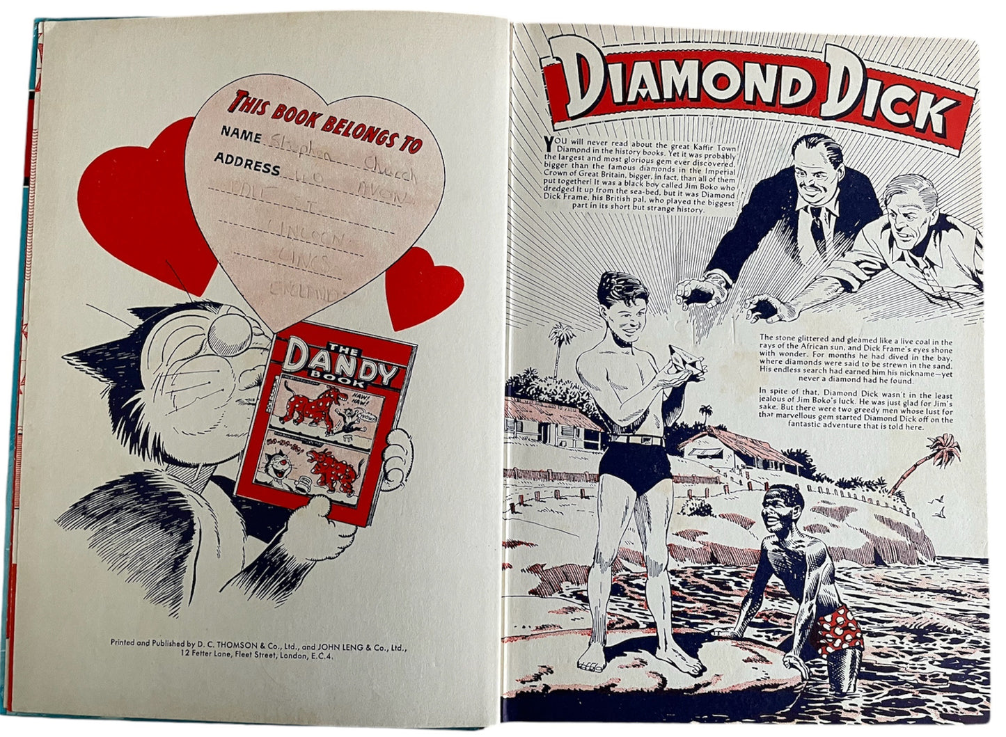 Vintage The Dandy Book Annual 1965