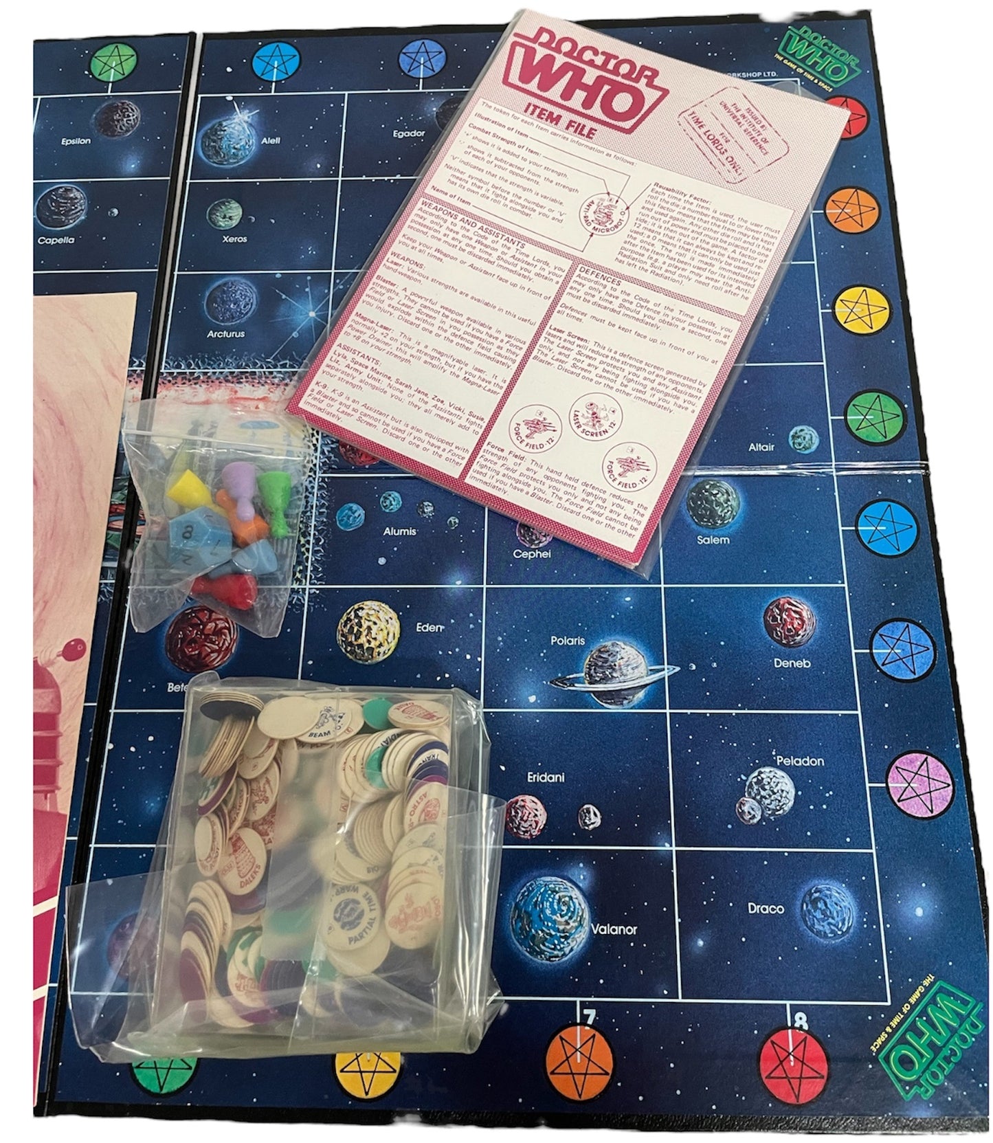 Vintage 1980 Doctor Dr Who The Game Of Time And Space Board Game - Fantastic Condition 100% Complete In The Original Box