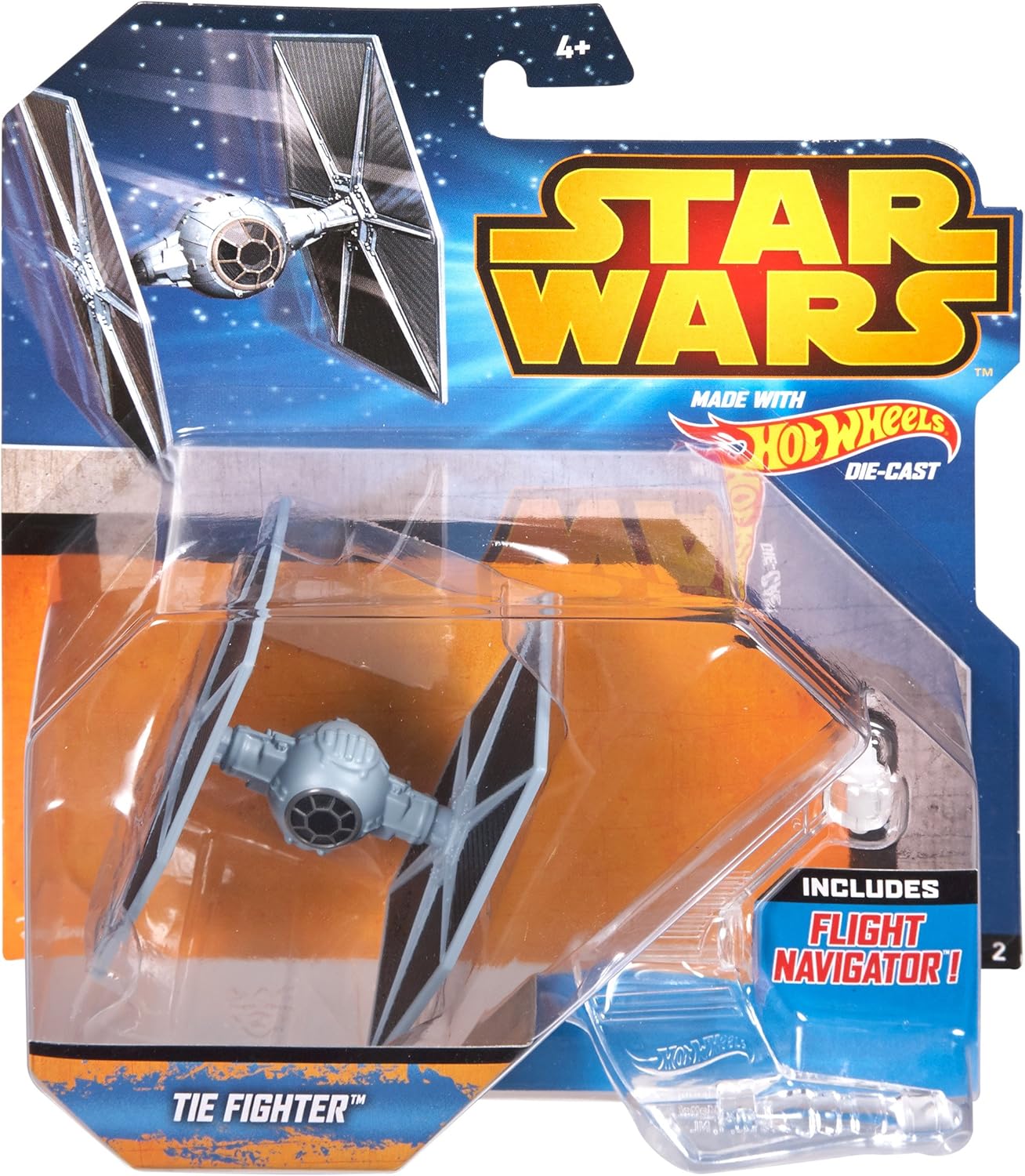 Hot Wheels Star Wars Statek kosmiczny Tie Figher