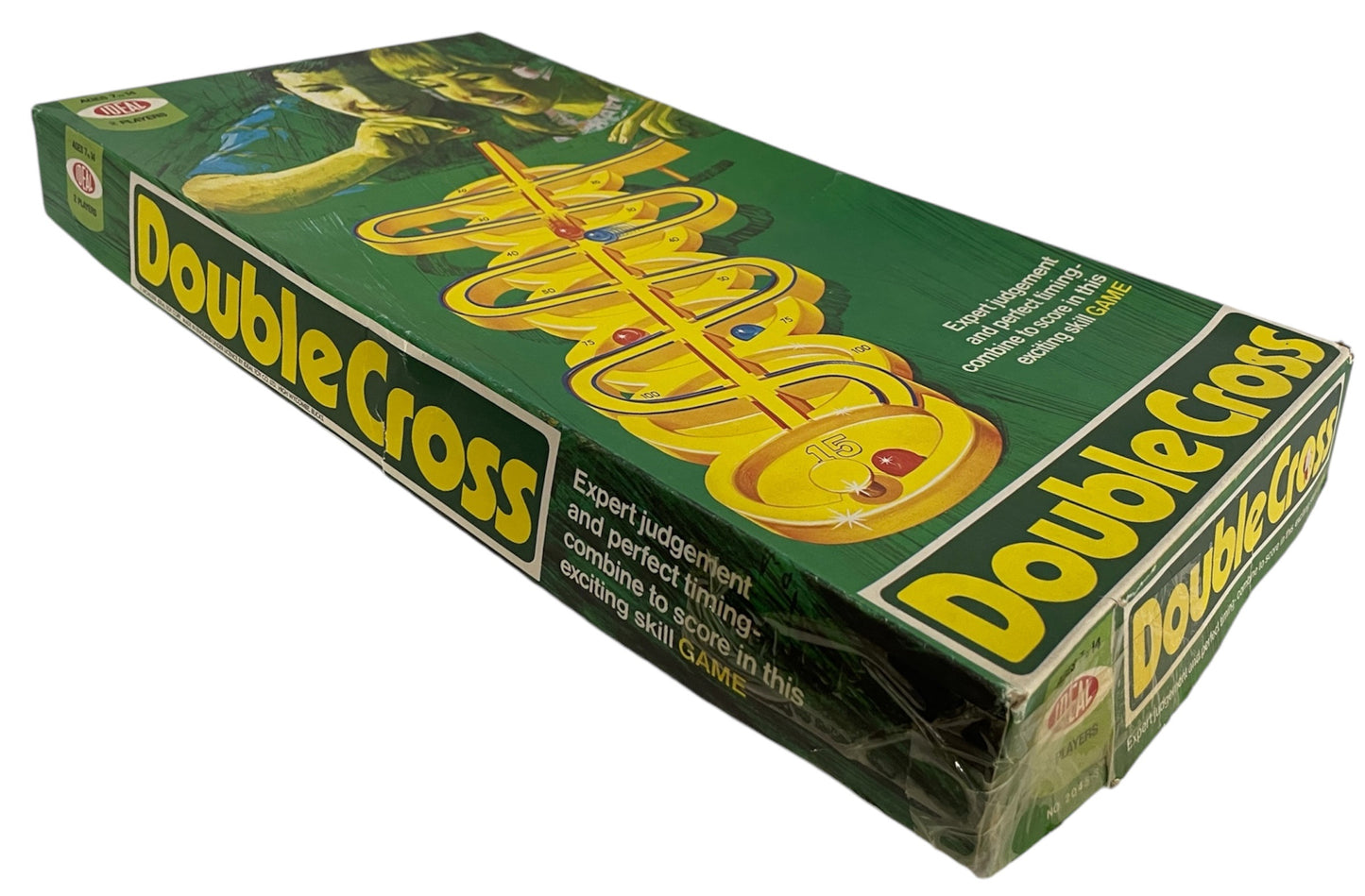Vintage Ideal 1972 Double Cross - Game Of Expert Timing And Skill - Fantastic Condition - Fully Complete - In The Original Box