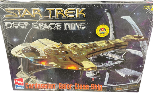Vintage AMT/ERTL 1997 Star Trek Deep Space Nine Cardassian Galor Class Ship Highly Detailed Model Kit With Display Stand - Model No. 8324 - Factory Sealed Shop Stock Room Find