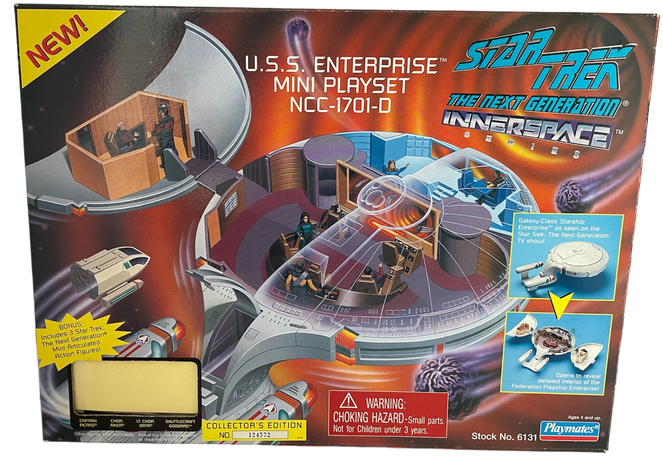 Vintage 1996 Star Trek The Next Generation Playmates