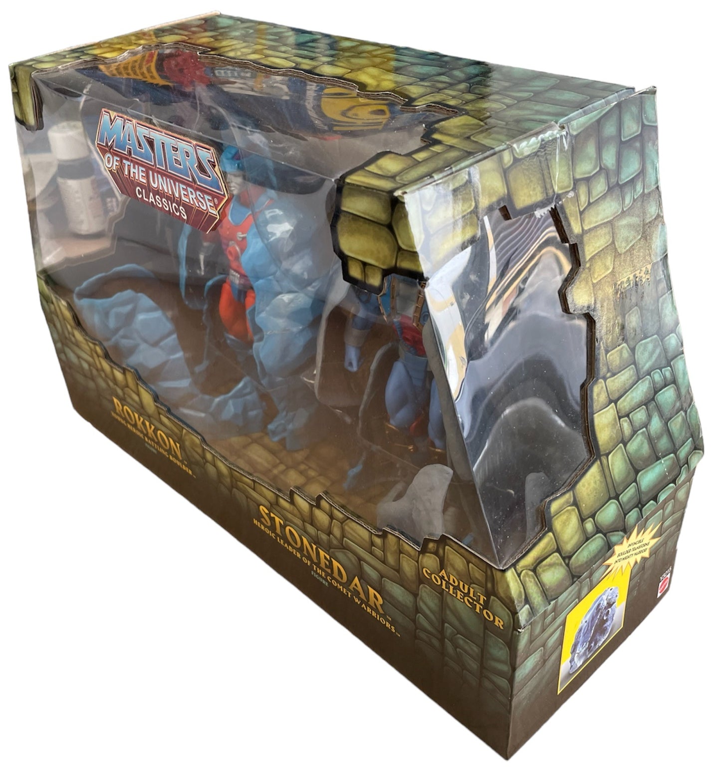 Vintage Mattel Masters Of The Universe Classics - Rokon And Stonedar Action Figure Set - Brand New Factory Sealed Shop Stock Room Find