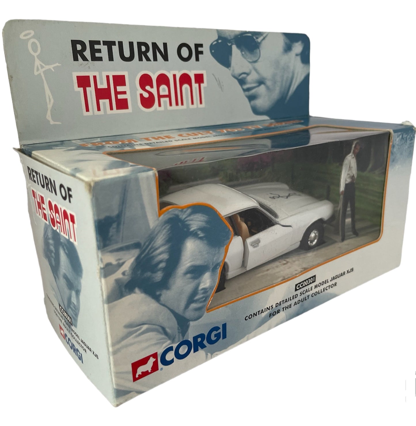 Vintage 2002 Corgi The Return Of The Saint Jaguar XJS Diecast Model Vehicle No. CC00301 - Shop Stock Room Find