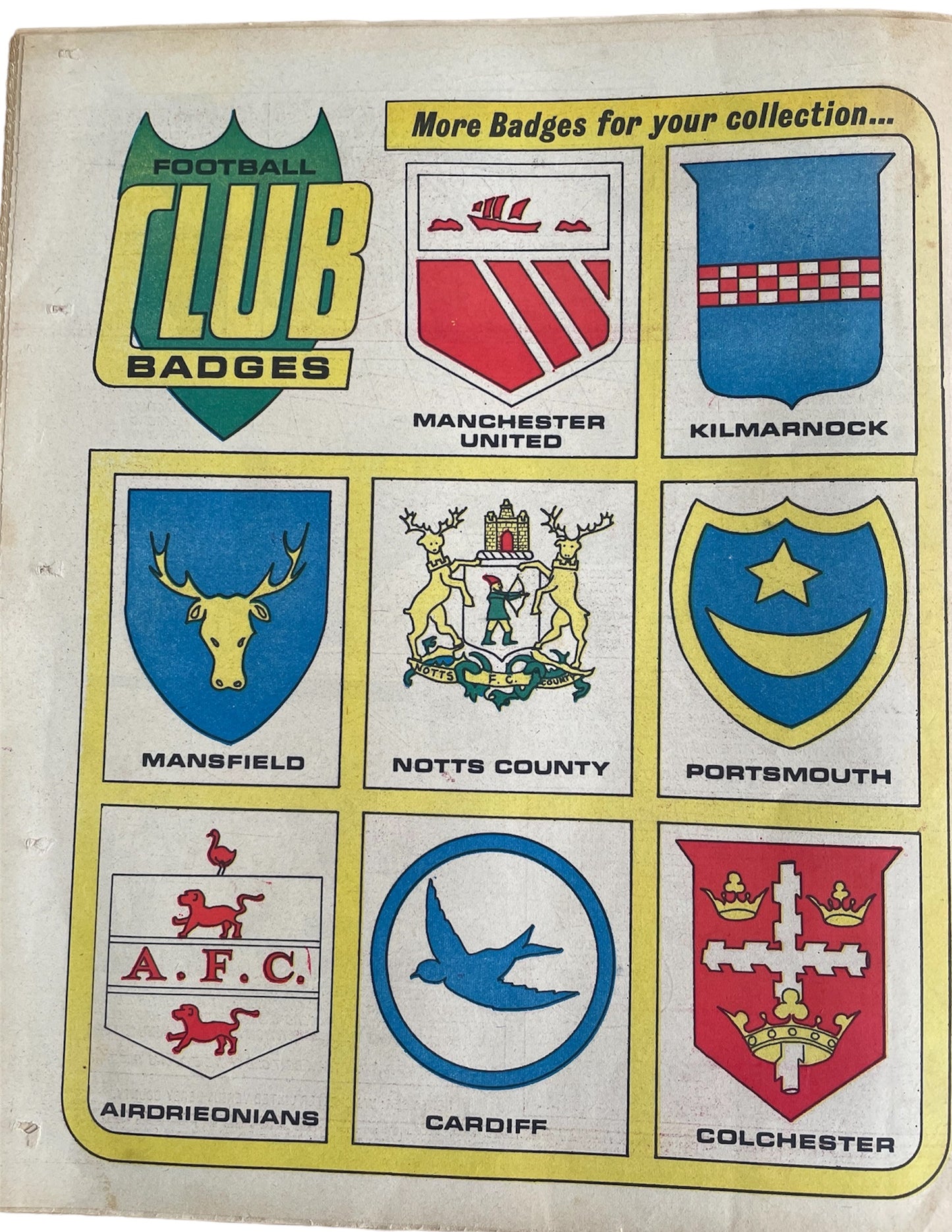 Vintage 1970 Scorcher Issue No. 3 With Free Gift - Boys Football Comic Every Monday 24th January 1970 - Former Shop Stock