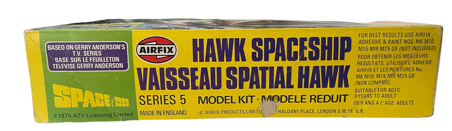 Space 1999 Vintage Gerry Andersons Hawk Spaceship Plastic Model Kit By Airfix 1975 Fully Assemled And In The Original Box