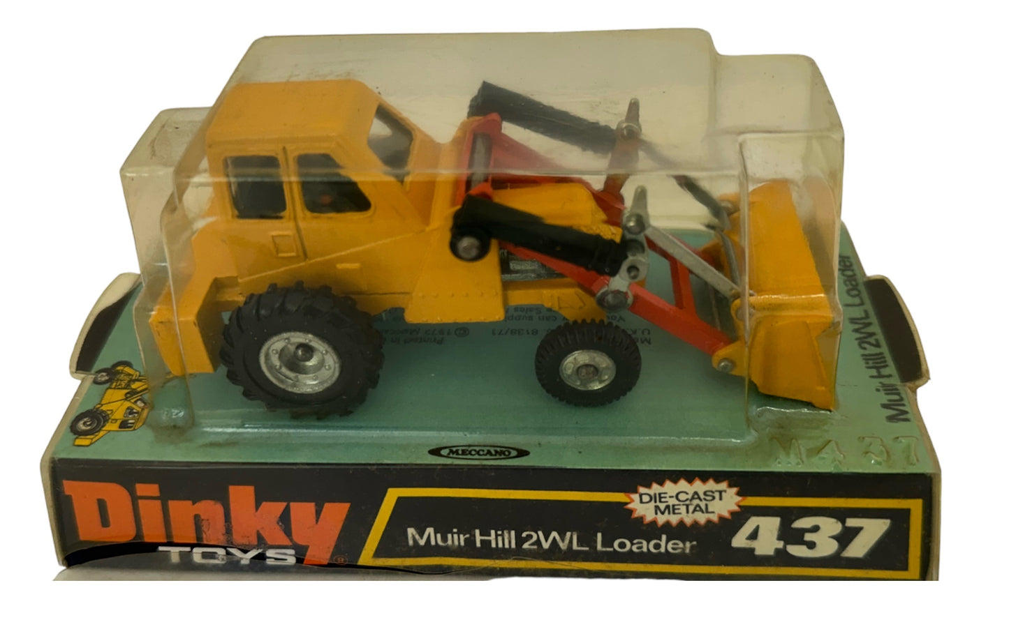 Vintage 1973 Dinky Toys No. 437 Muir Hill 2WL Loader Diecast Metal Replica Vehicle Model - Shop Stock Room Find