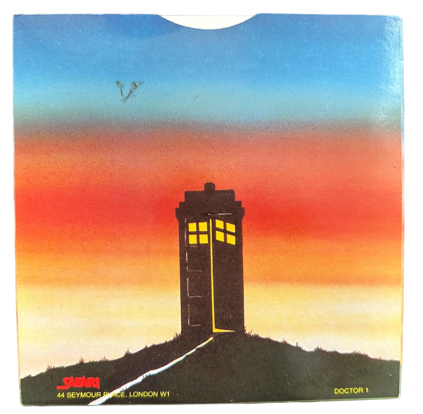 Vintage 1980 Dr Who AKA Jon Pertwee A.Side Who Is The Doctor, B.Side Blood Donor Doctor, Safari Label Vinyl Record - Shop Stock Room Find