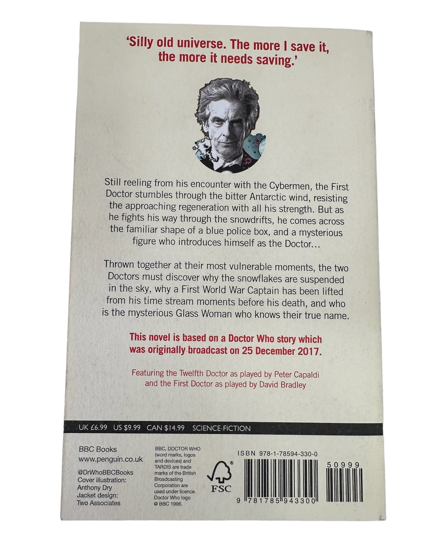 Doctor Dr Who Twice Upon A Time BBC Target Paperback Novel 2018 By Paul Cornell - Autographed By The Author
