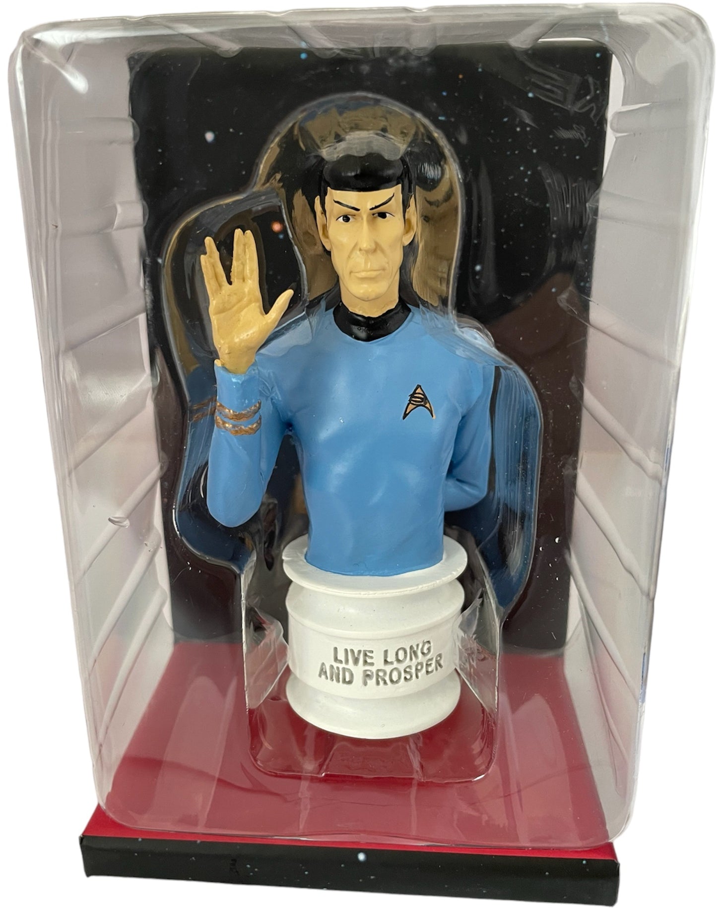 Vintage Star Trek The Original Series 2013 Mr Spock Logic & Prosperity Box - Includes Bust, Display Stand, And 48 Page Book - Shop Stock Room Find