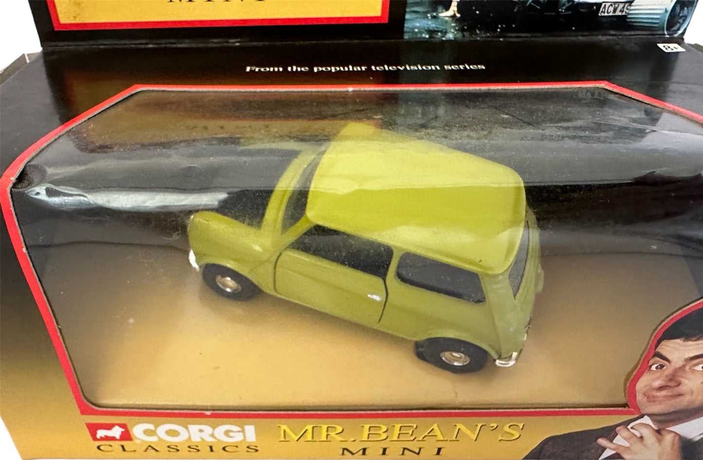 Vintage Corgi Classic's 1996 Mr Bean's Mini Die Cast Replica Model Vehicle Car - Shop Stock Room Find