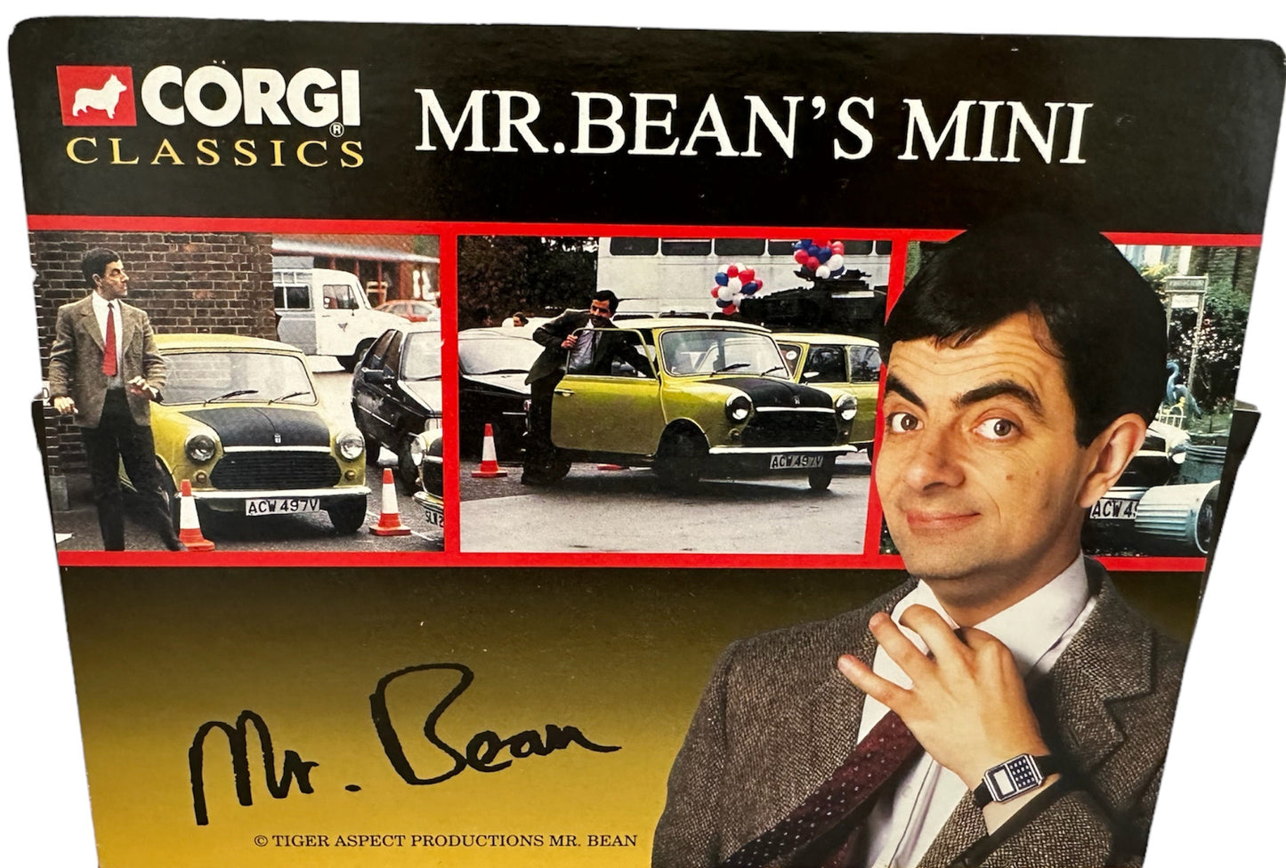Vintage Corgi Classic's 1996 Mr Bean's Mini Die Cast Replica Model Vehicle Car - Shop Stock Room Find