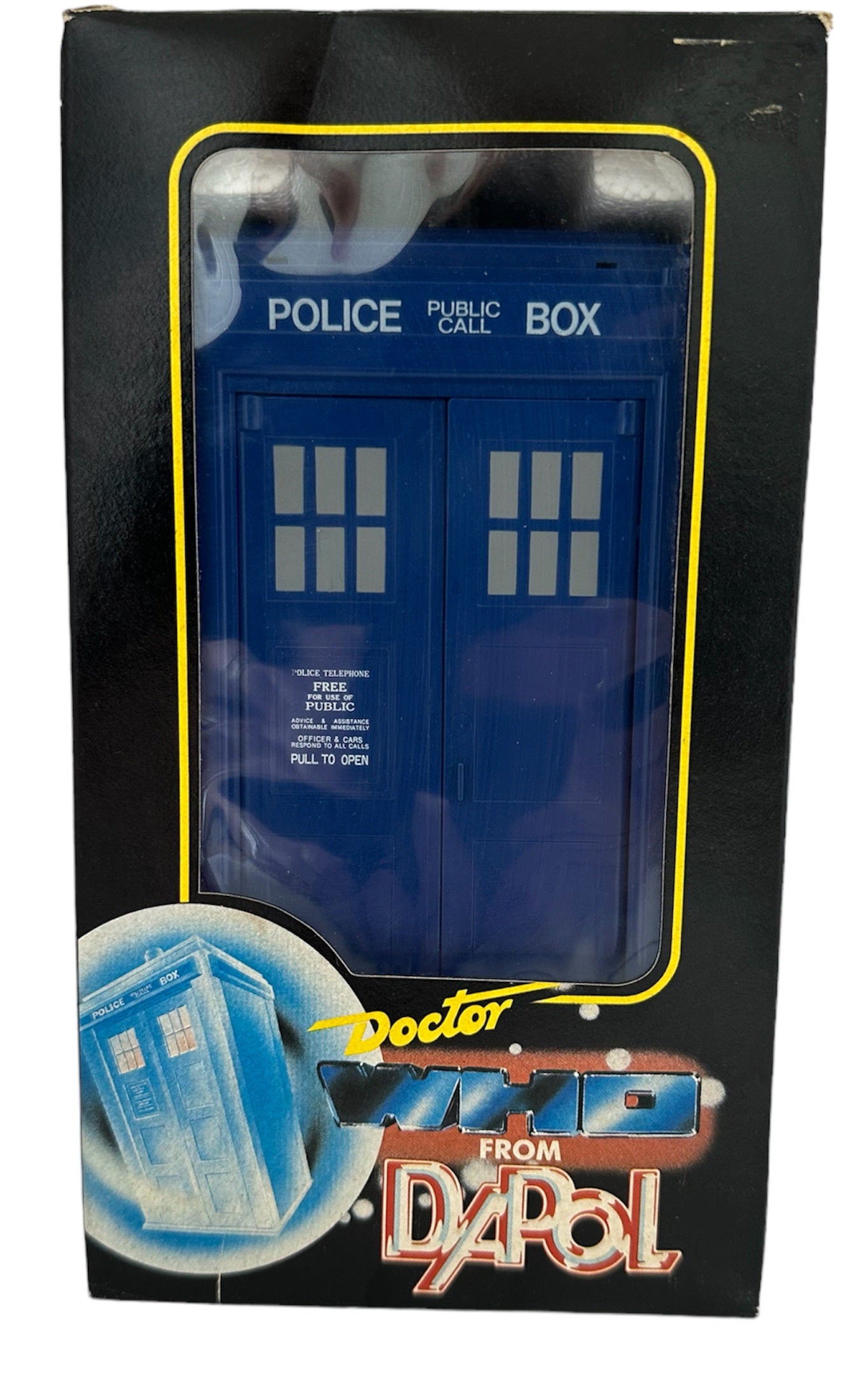 Vintage 1987 Doctor Dr Who The Tardis - Time And Relative Dimensions In Space Police Box By Dapol - Former Shop Stock.
