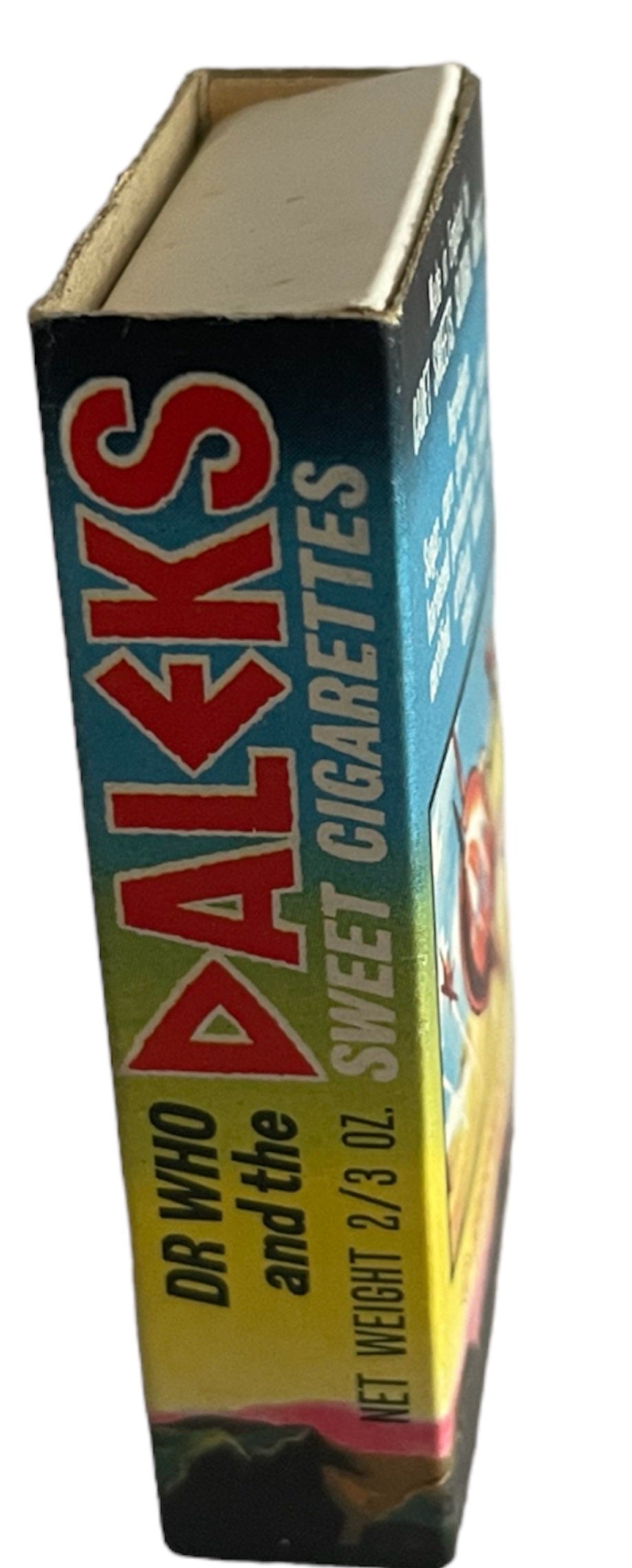 Vintage Ultra Rare 1964 Dr Who And The Daleks Sweet Cigarette Empty Box By Cadet Sweets - Fantastic Condition Ultra Rare Item